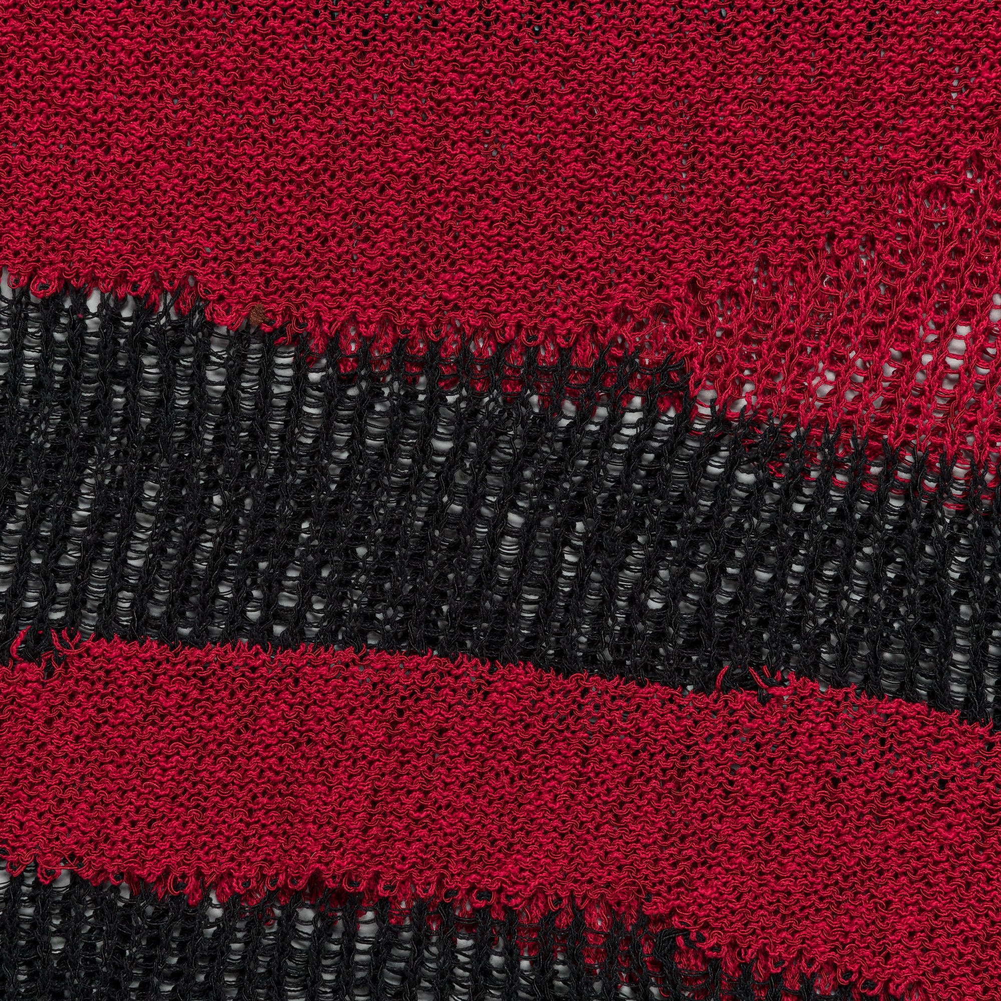 Stripe Crewneck Sweater - Black/Red - Image 3