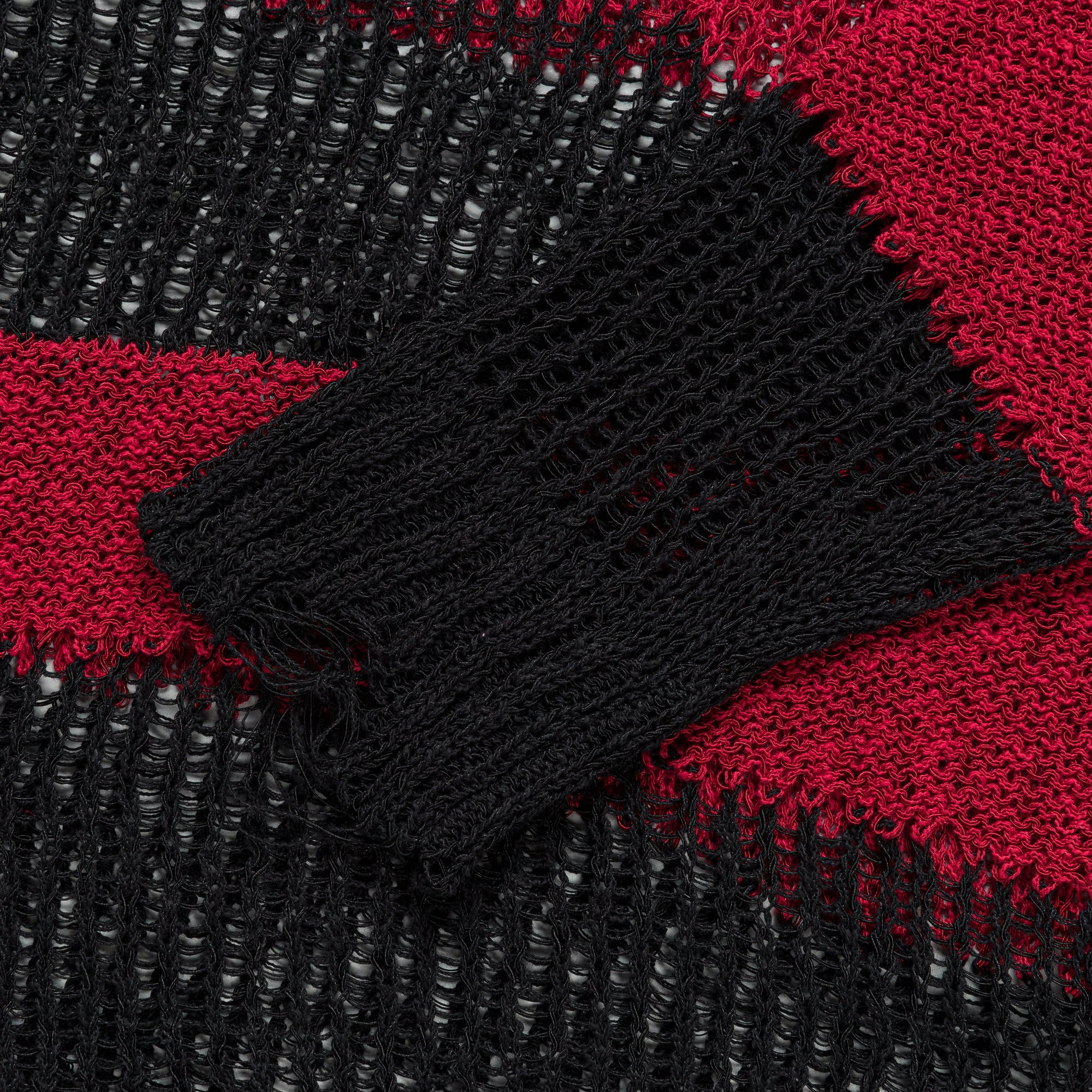 Stripe Crewneck Sweater - Black/Red - Image 4