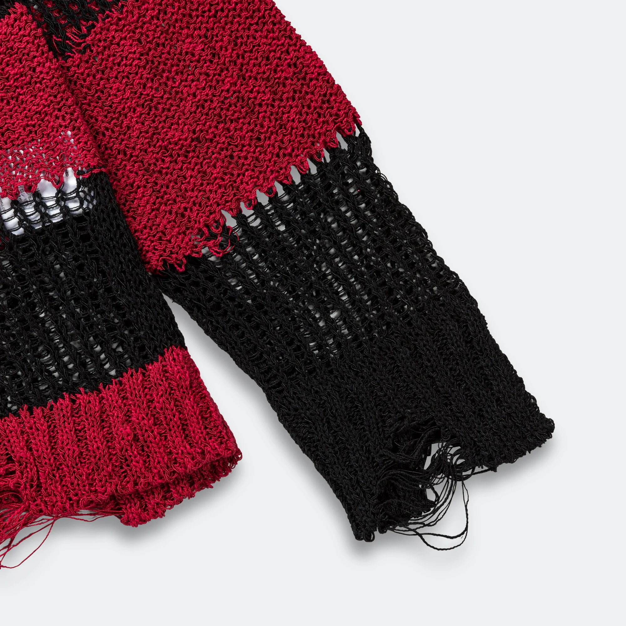 Stripe Crewneck Sweater - Black/Red - Image 5