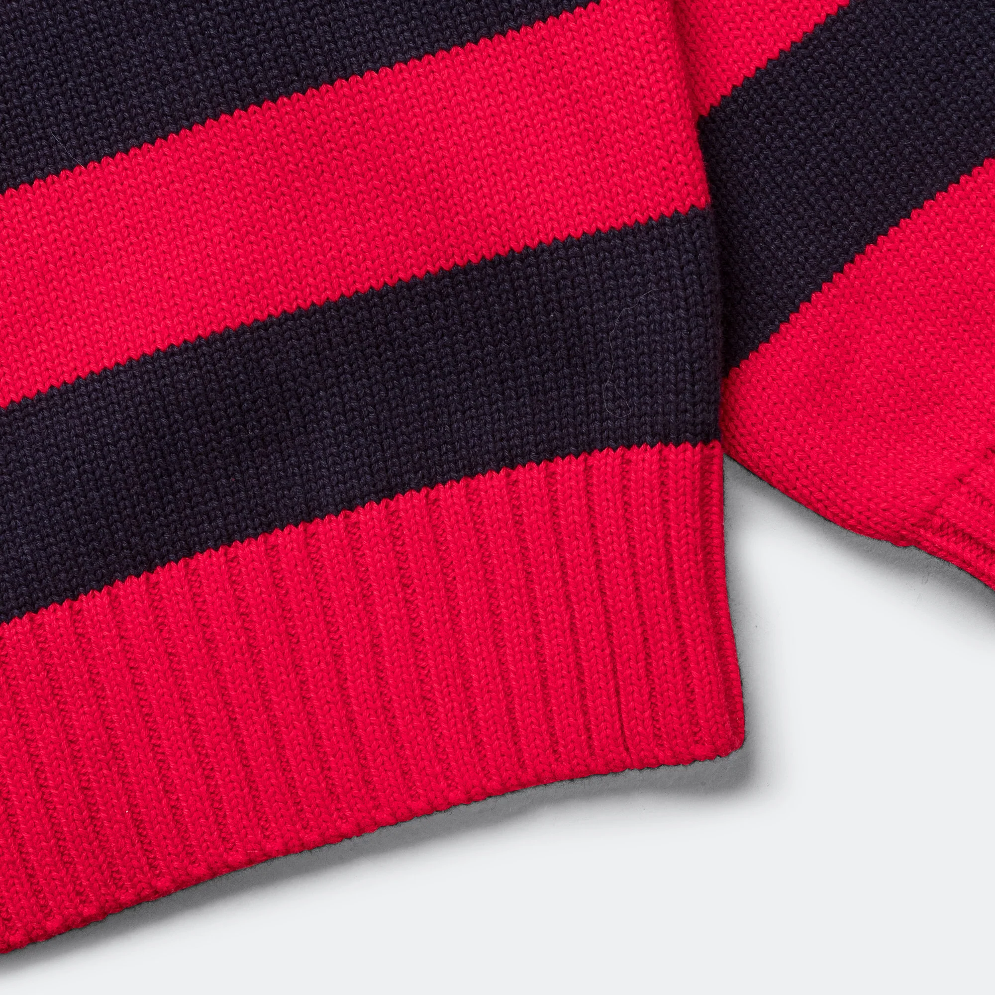 Striped Flag Knitted Sweater - Multi - Image 6