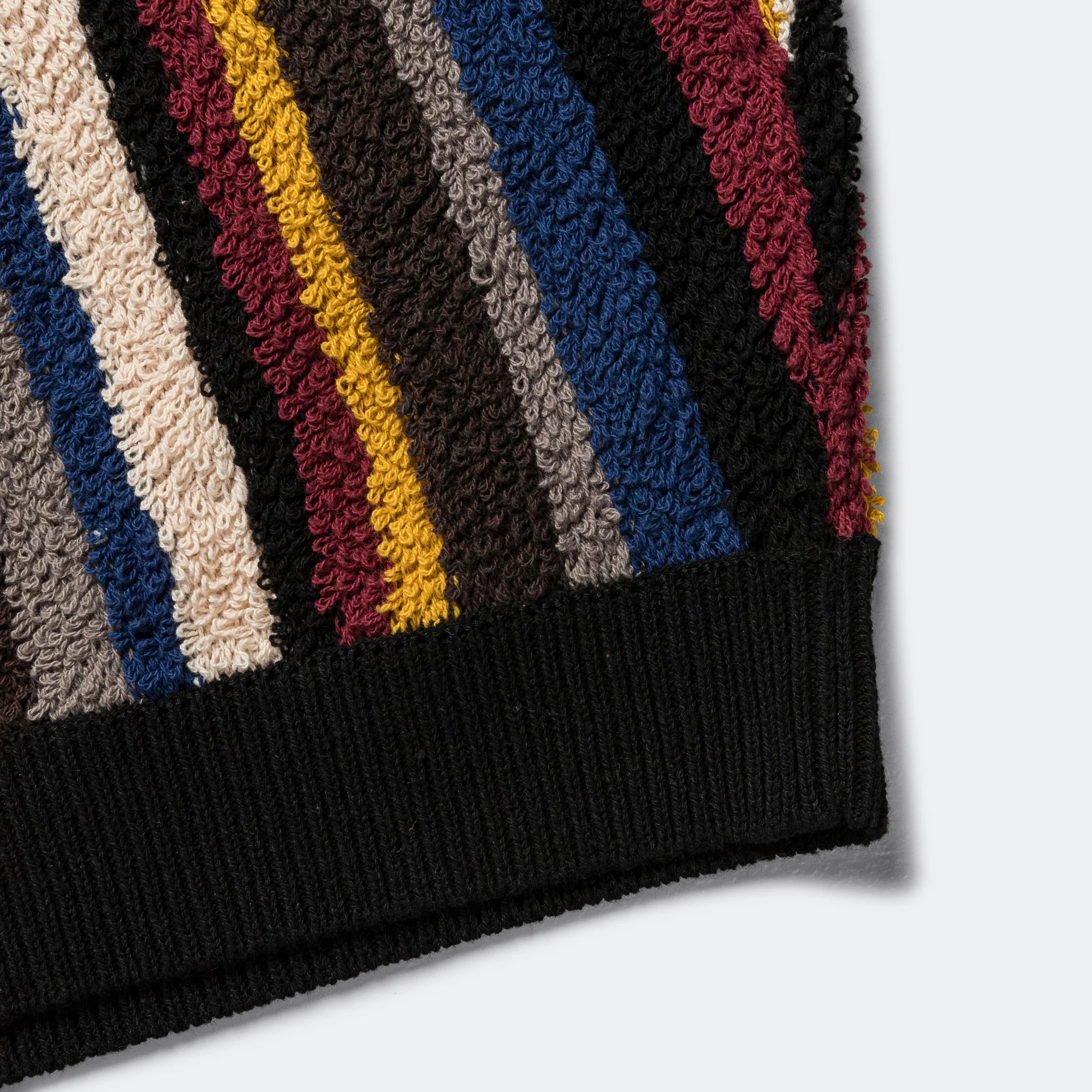 Striped Knit Vest - Black - Image 5