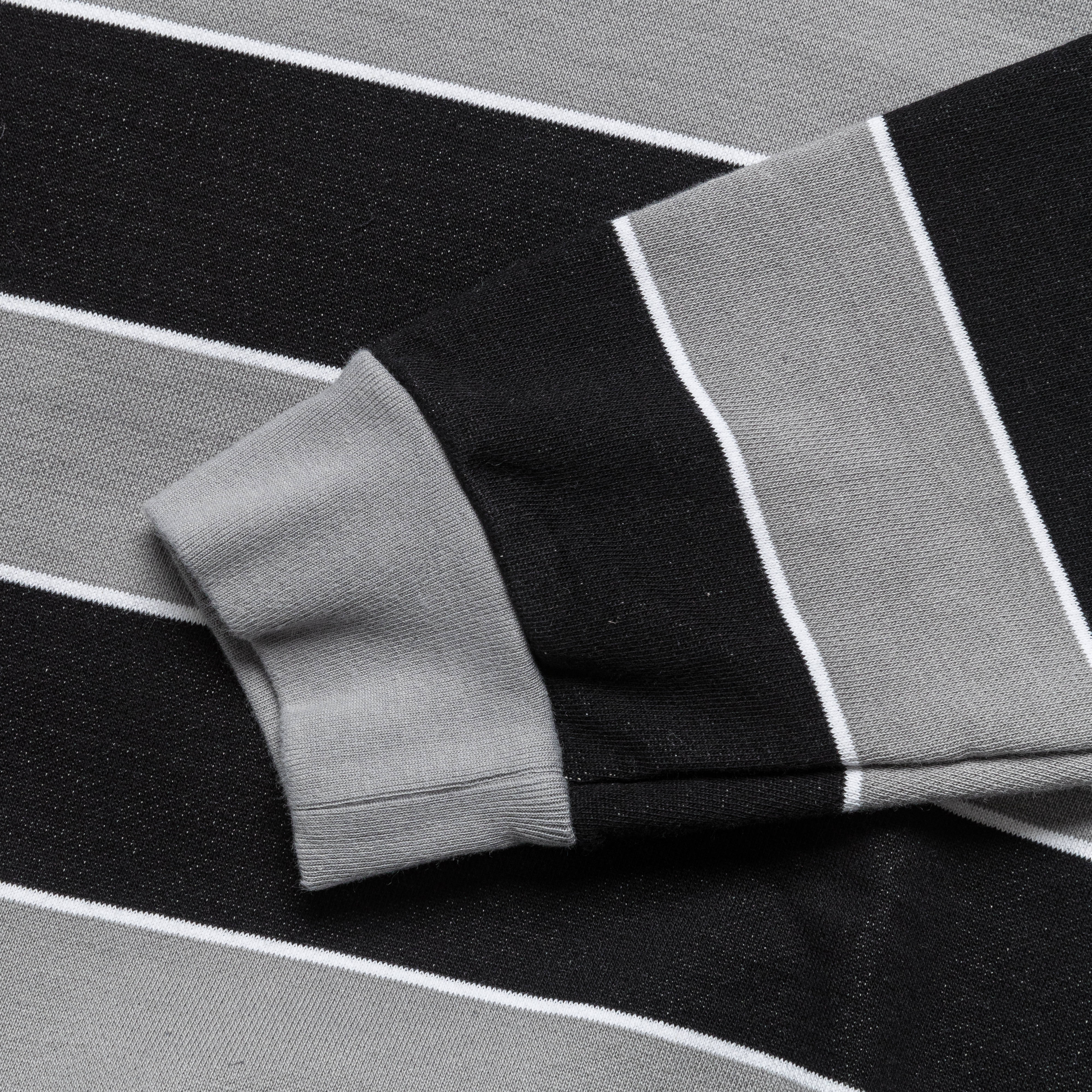 Striped Sweatshirt - Grey/Black - Image 4