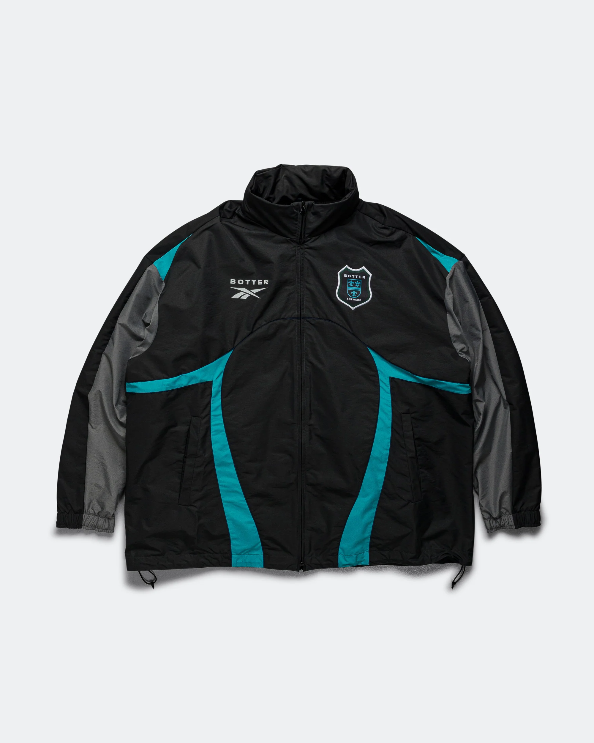 Summer Bench Jacket x Botter - Grey/Aqua Blue