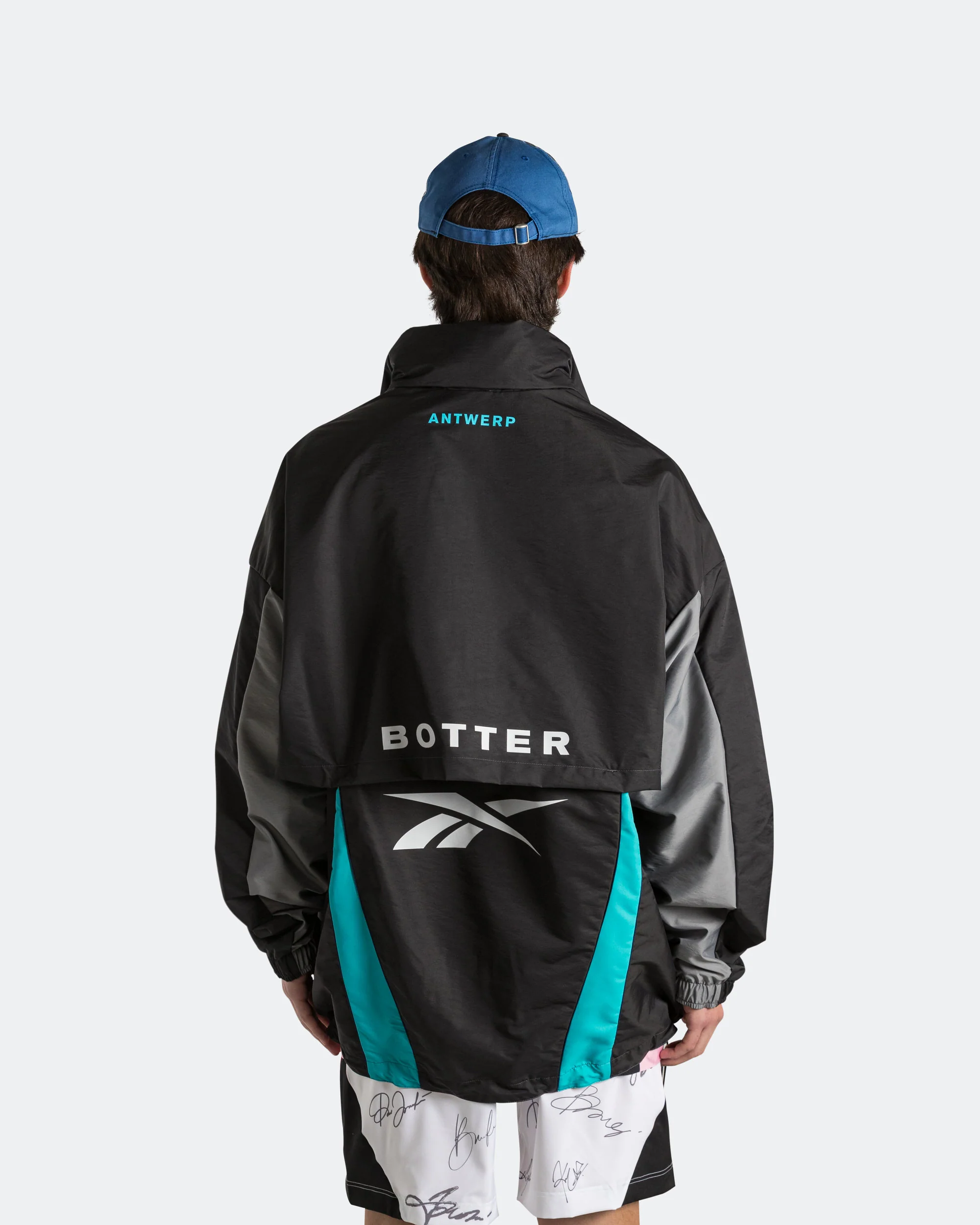 Summer Bench Jacket x Botter - Grey/Aqua Blue - Image 3