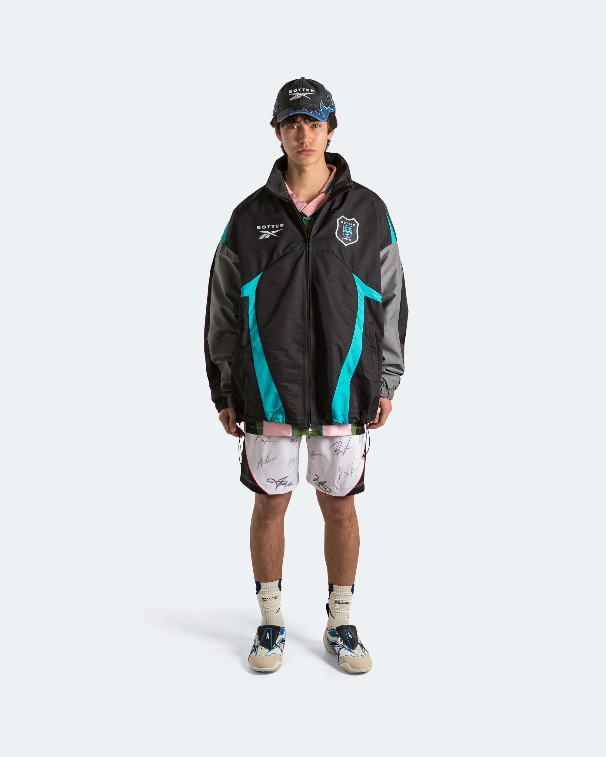 Summer Bench Jacket x Botter - Grey/Aqua Blue - Image 5