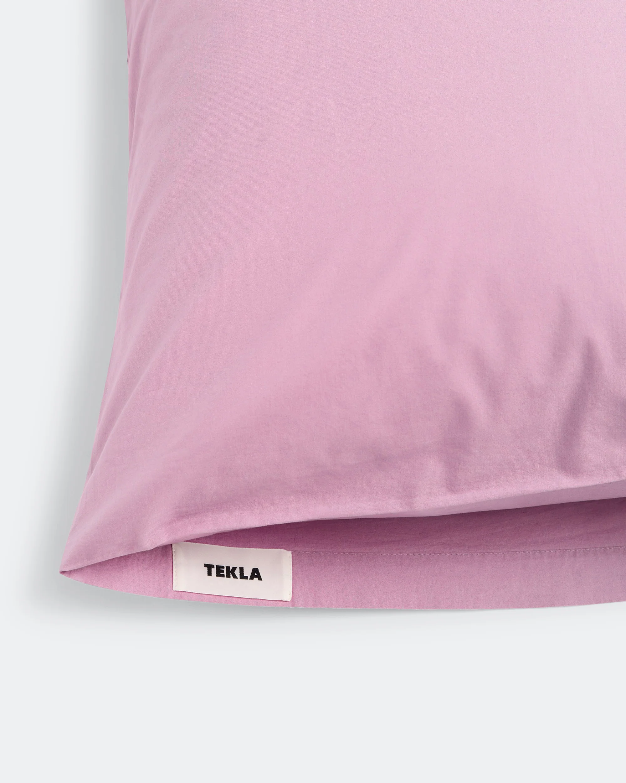 Percale Pillow Case - Mallow Pink - Image 2