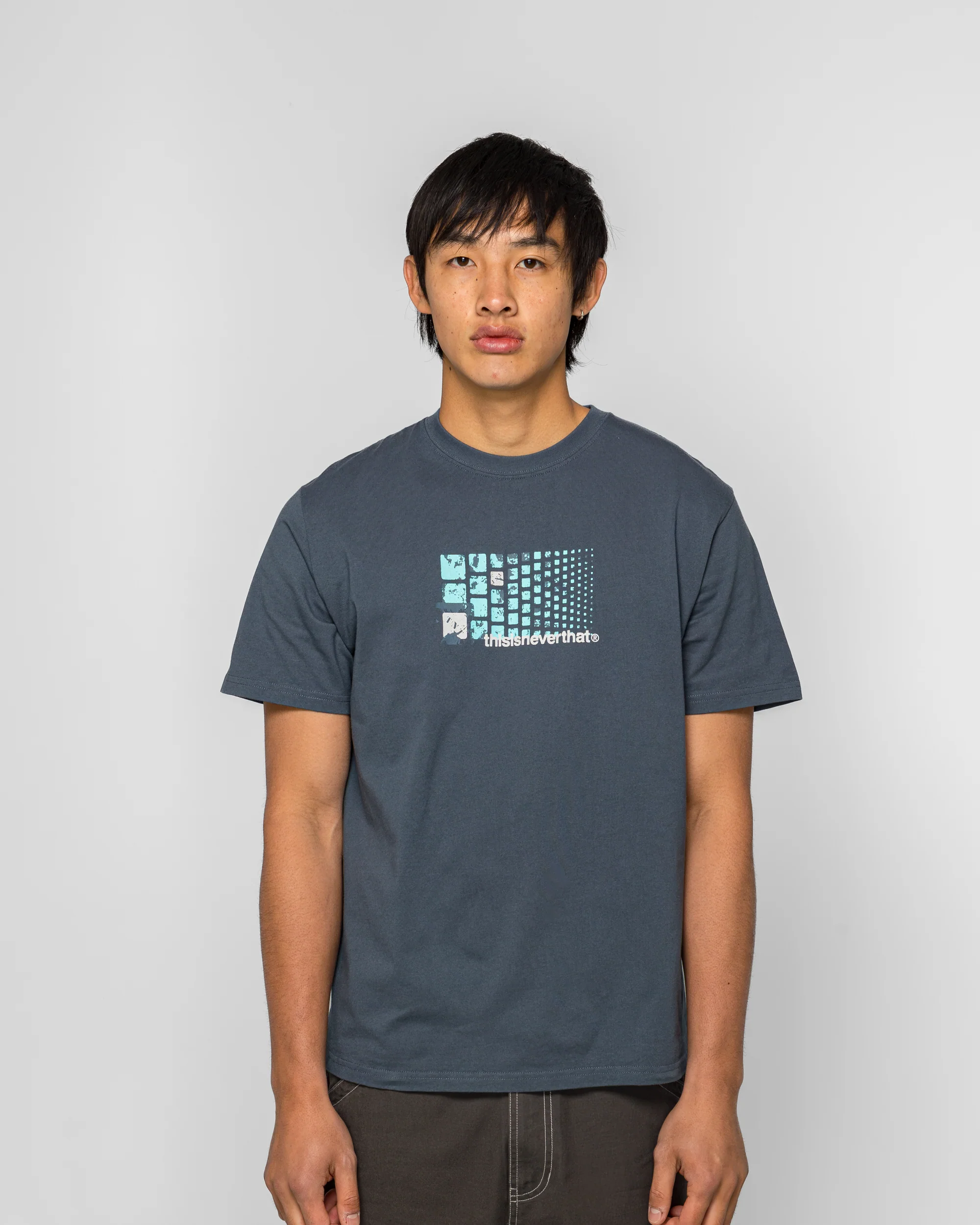 Cellular Tee - Faded Navy - Image 2