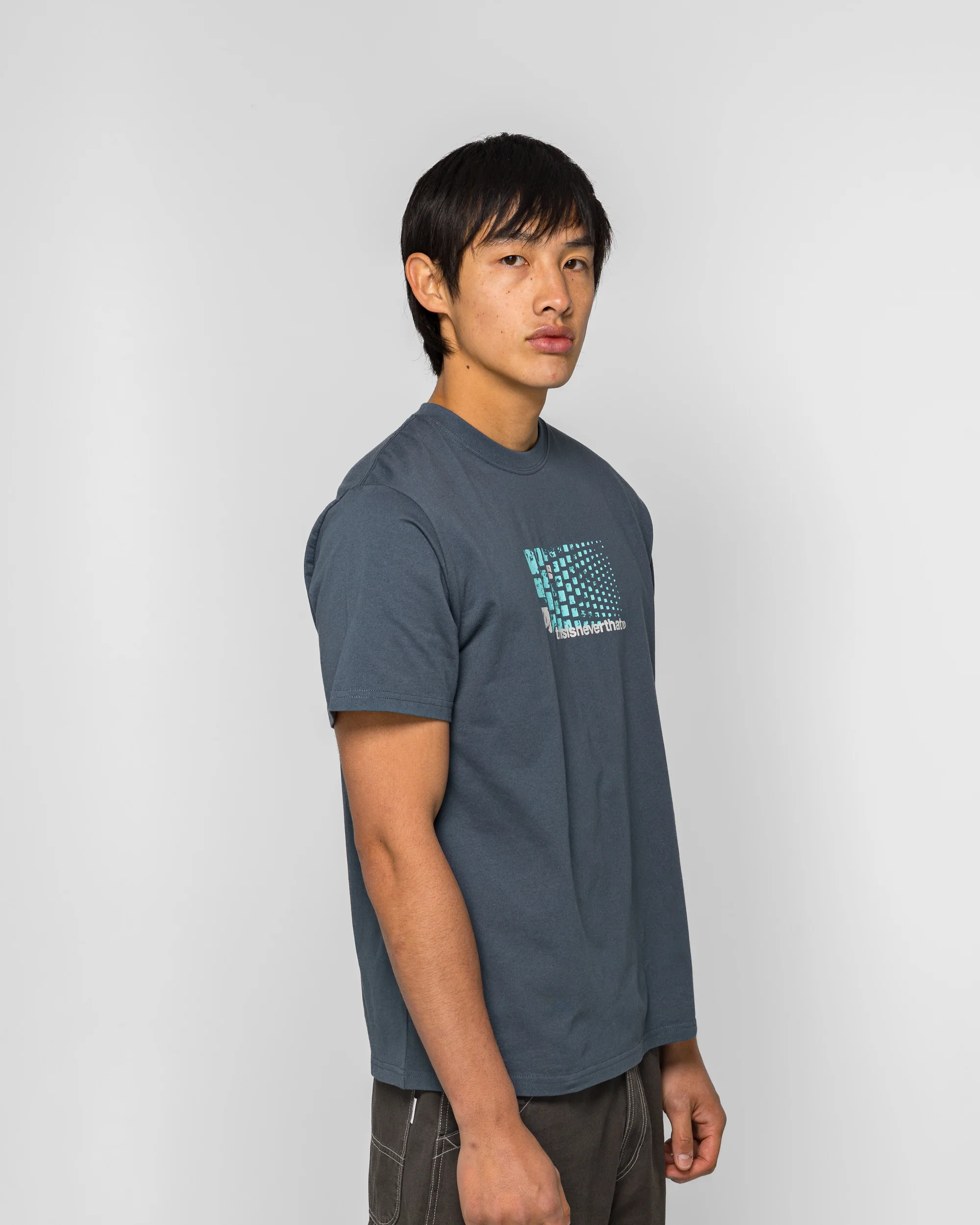 Cellular Tee - Faded Navy - Image 3