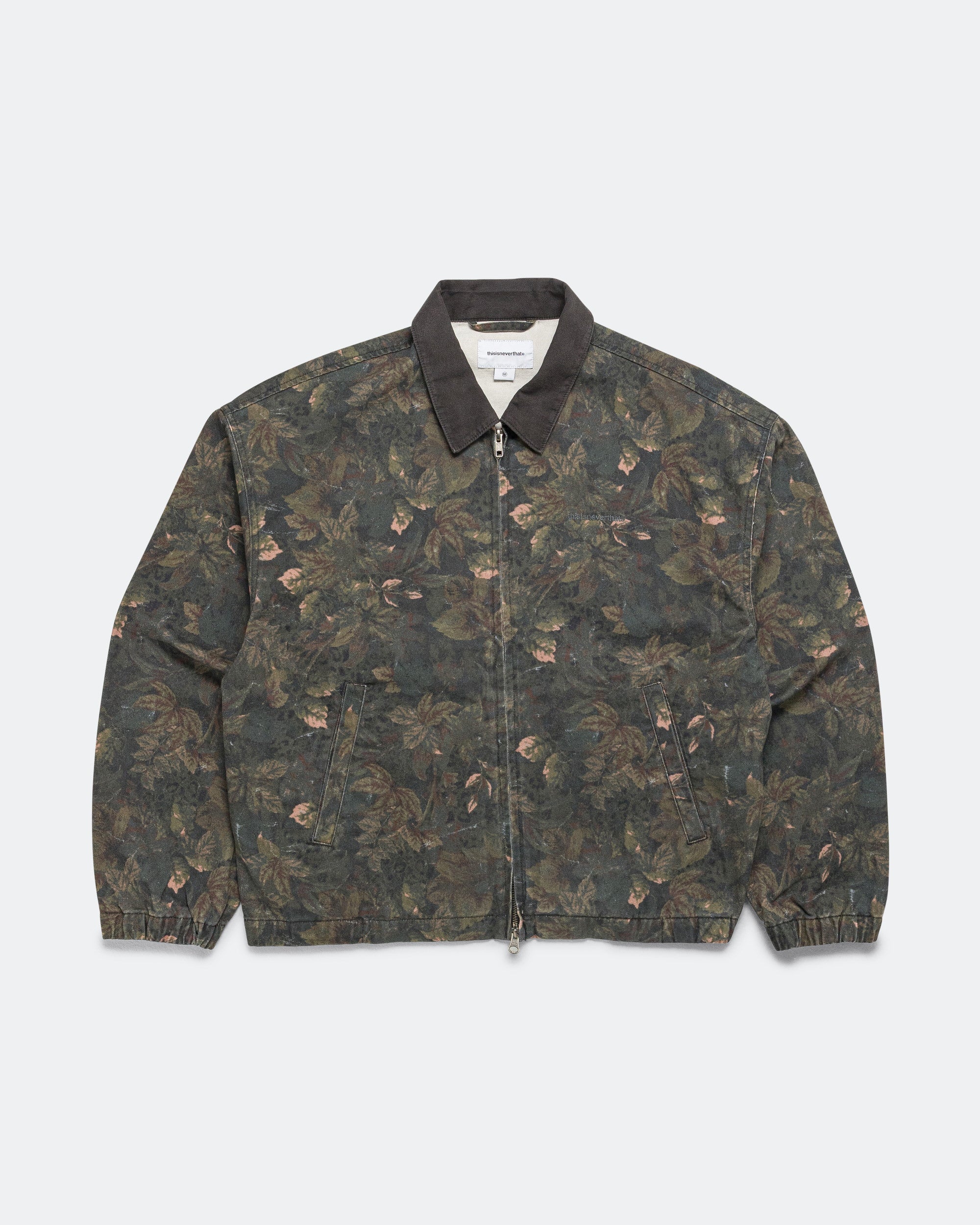 Denim Blouson Jacket - Flower