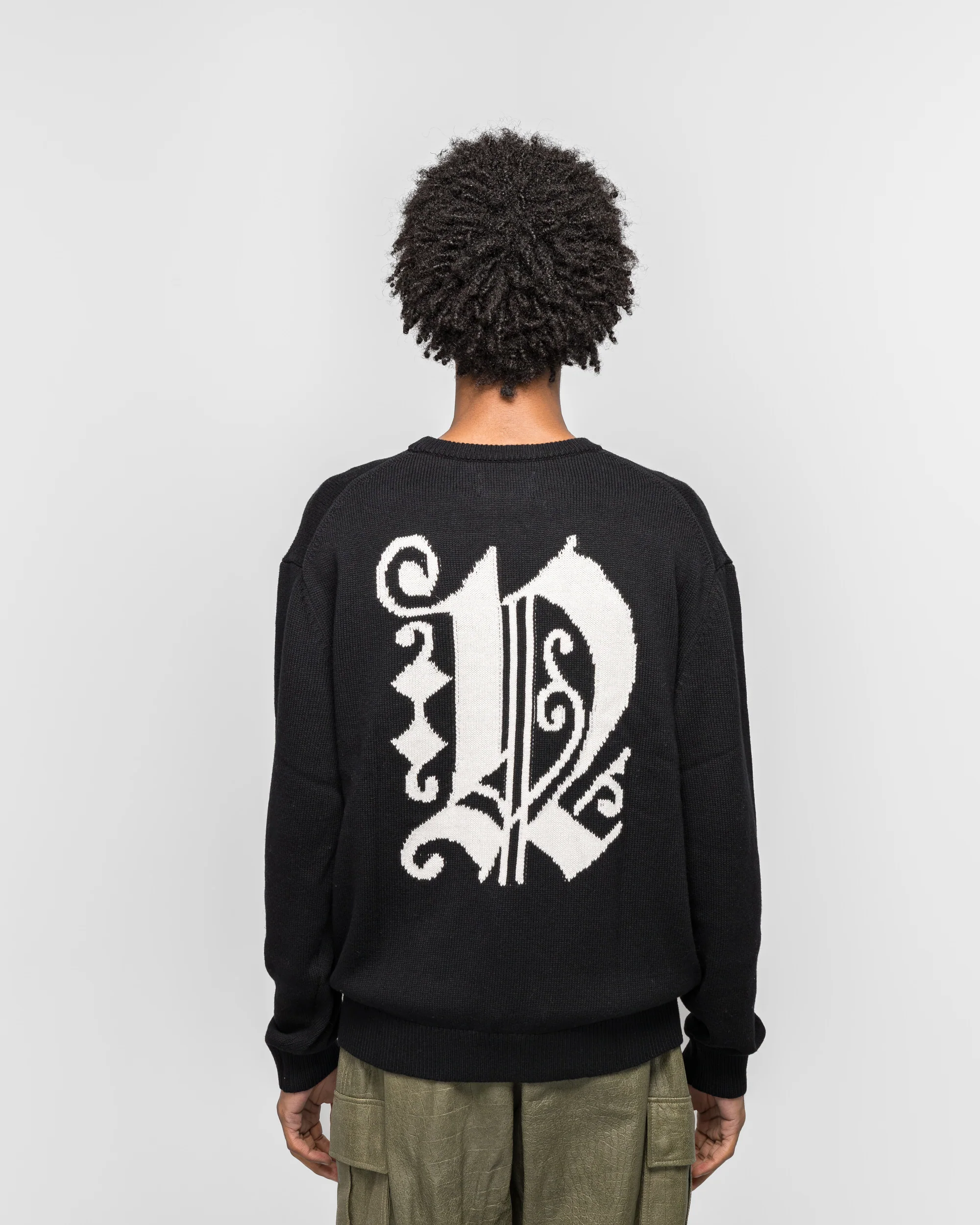 Fortuna N-Logo Sweater - Black - Image 4