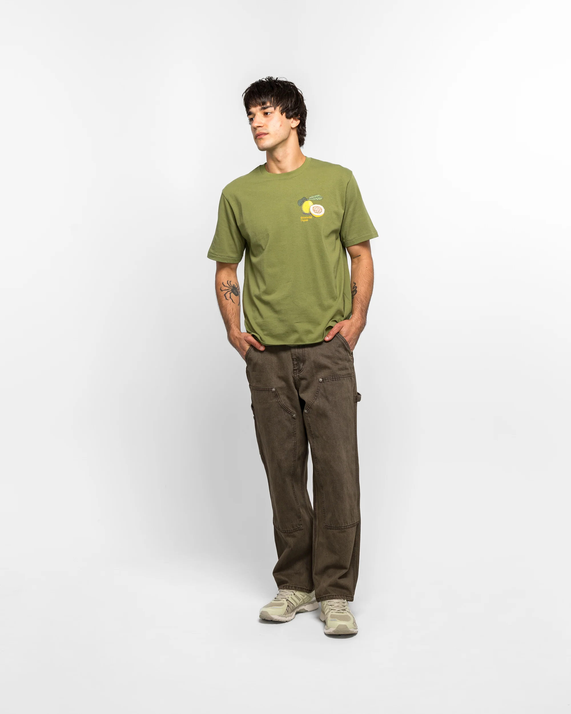 Guava Tee - Moss Green - Image 5