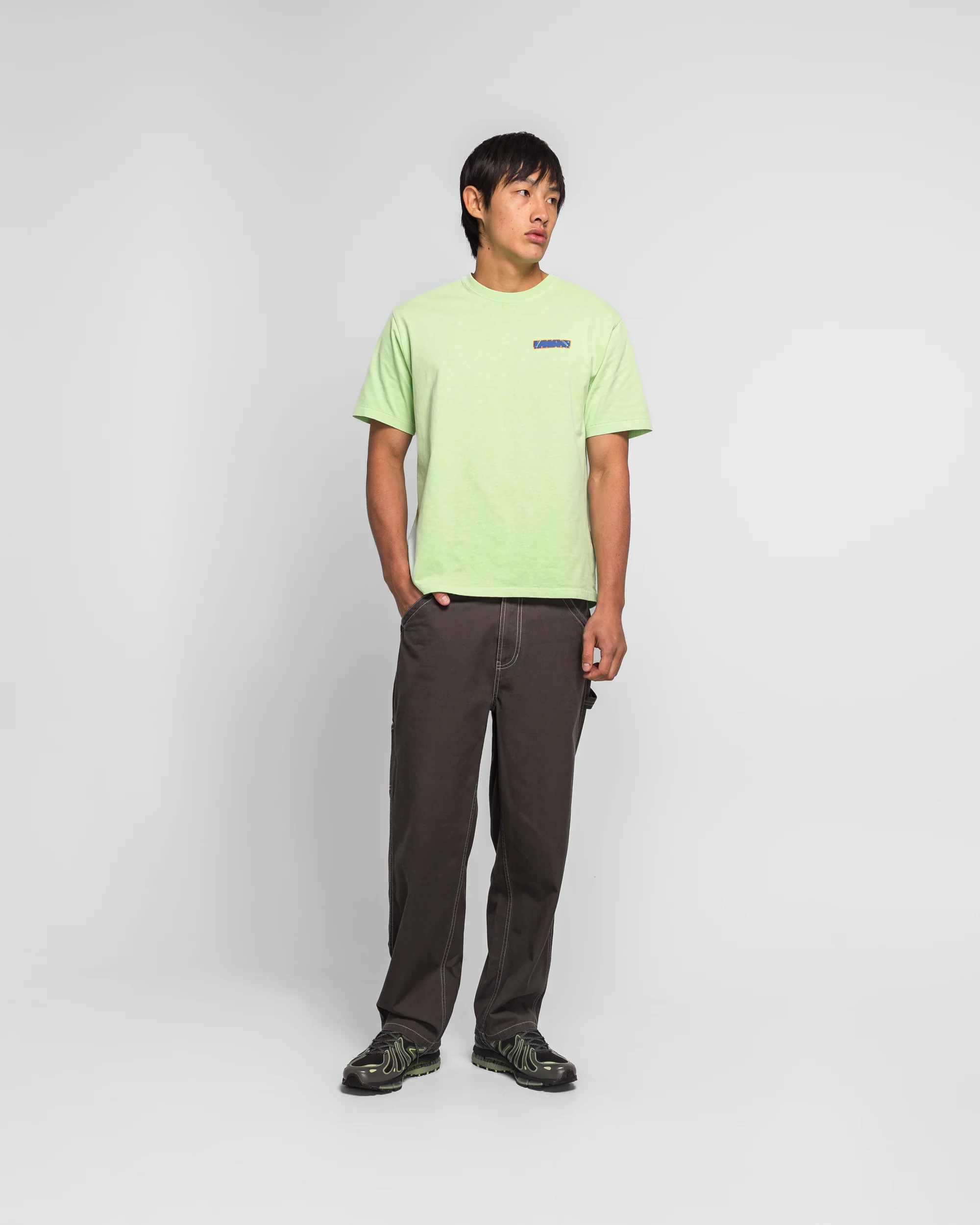 Ink Trail Tee - Bright Green - Image 5