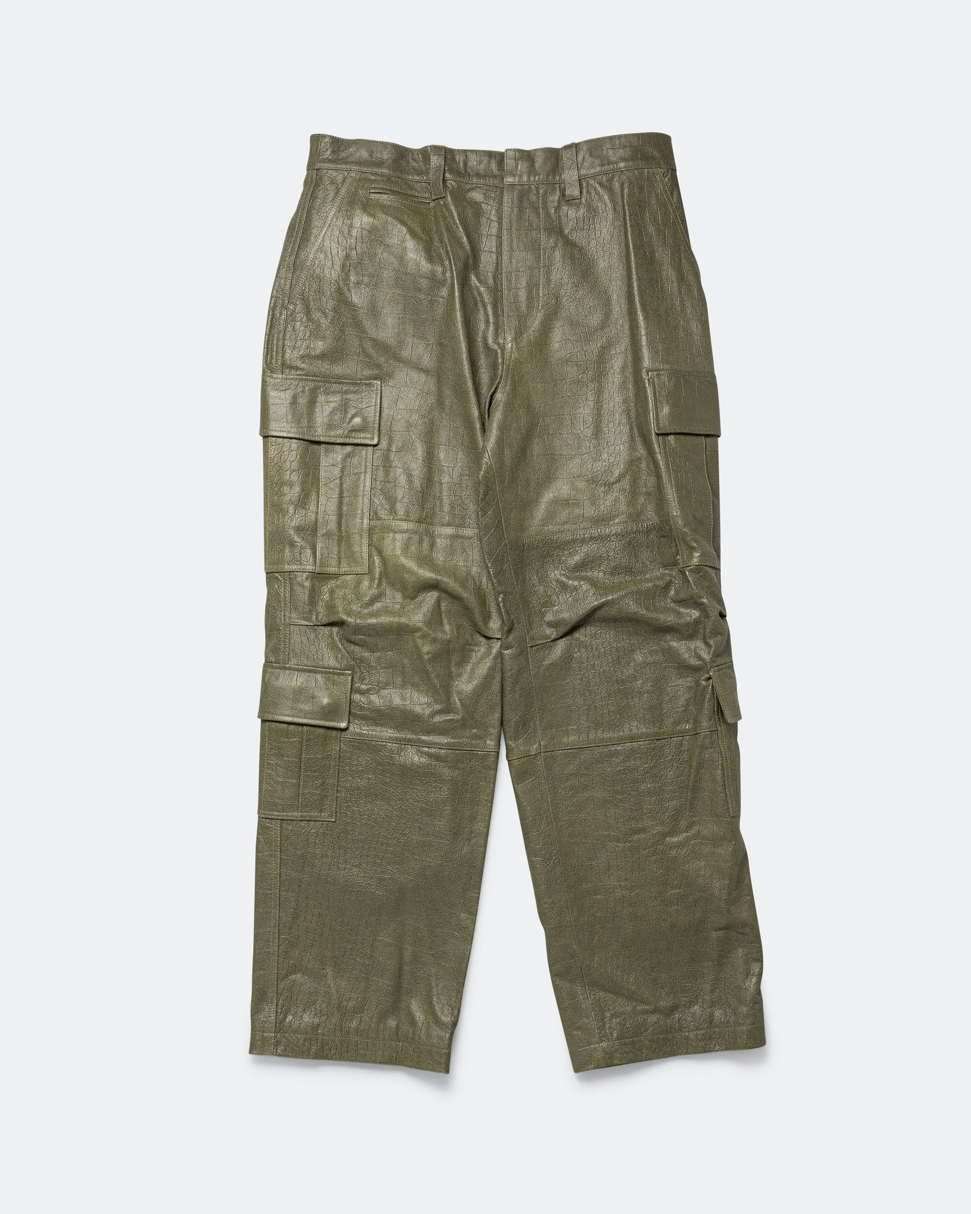 Leather BDU Pant - Olive