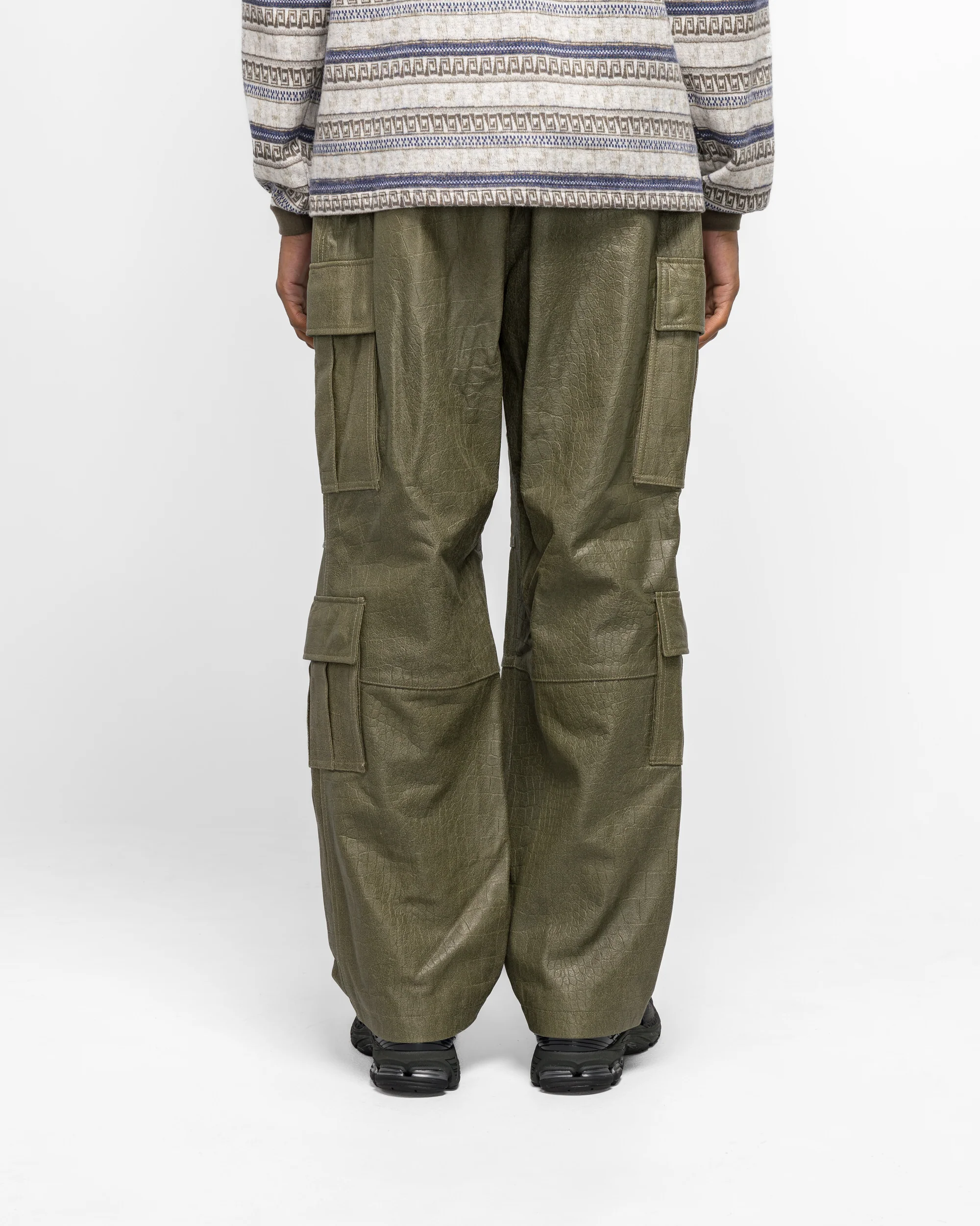 Leather BDU Pant - Olive - Image 4