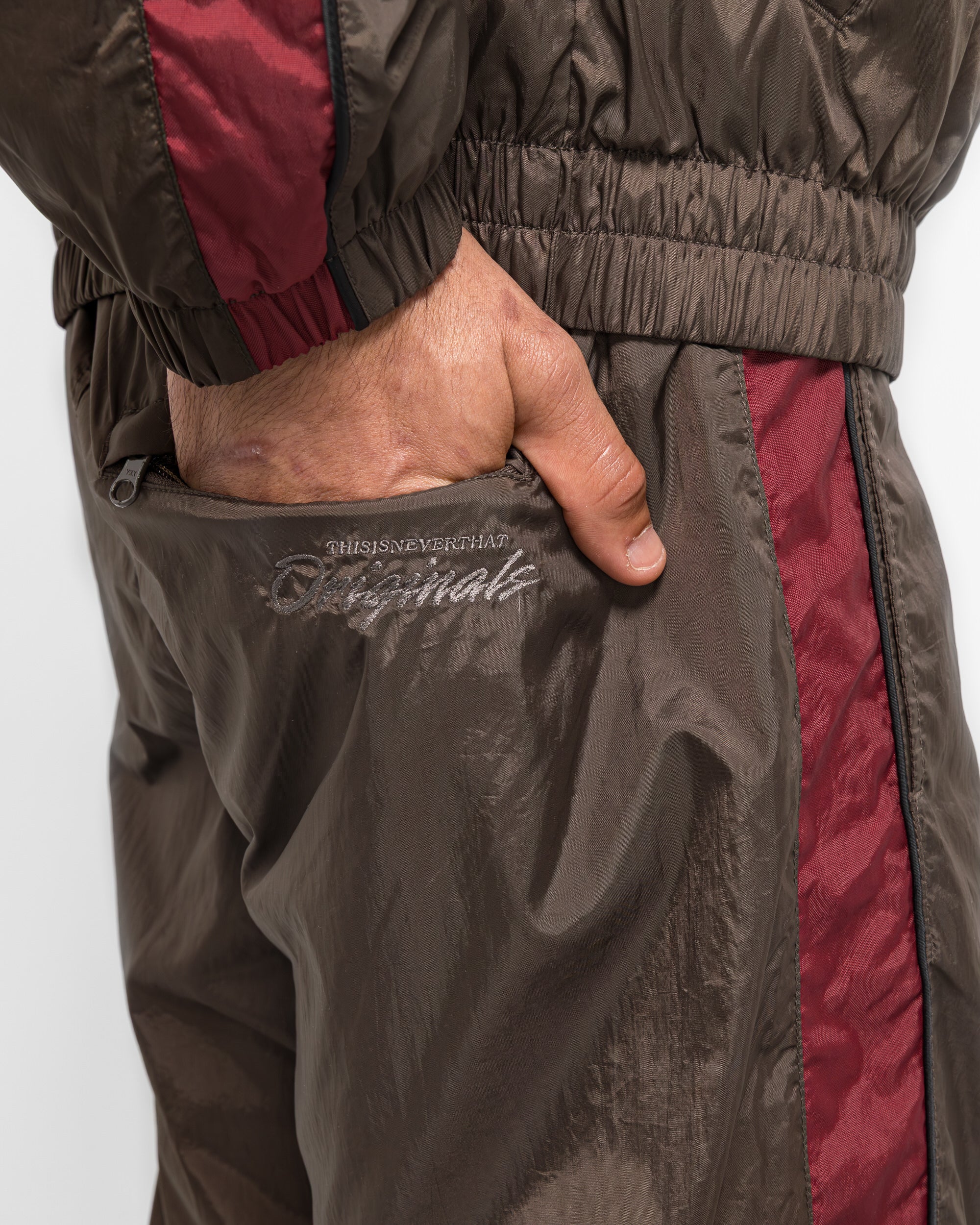 Originals Warm Up Pant - Brown - Image 5