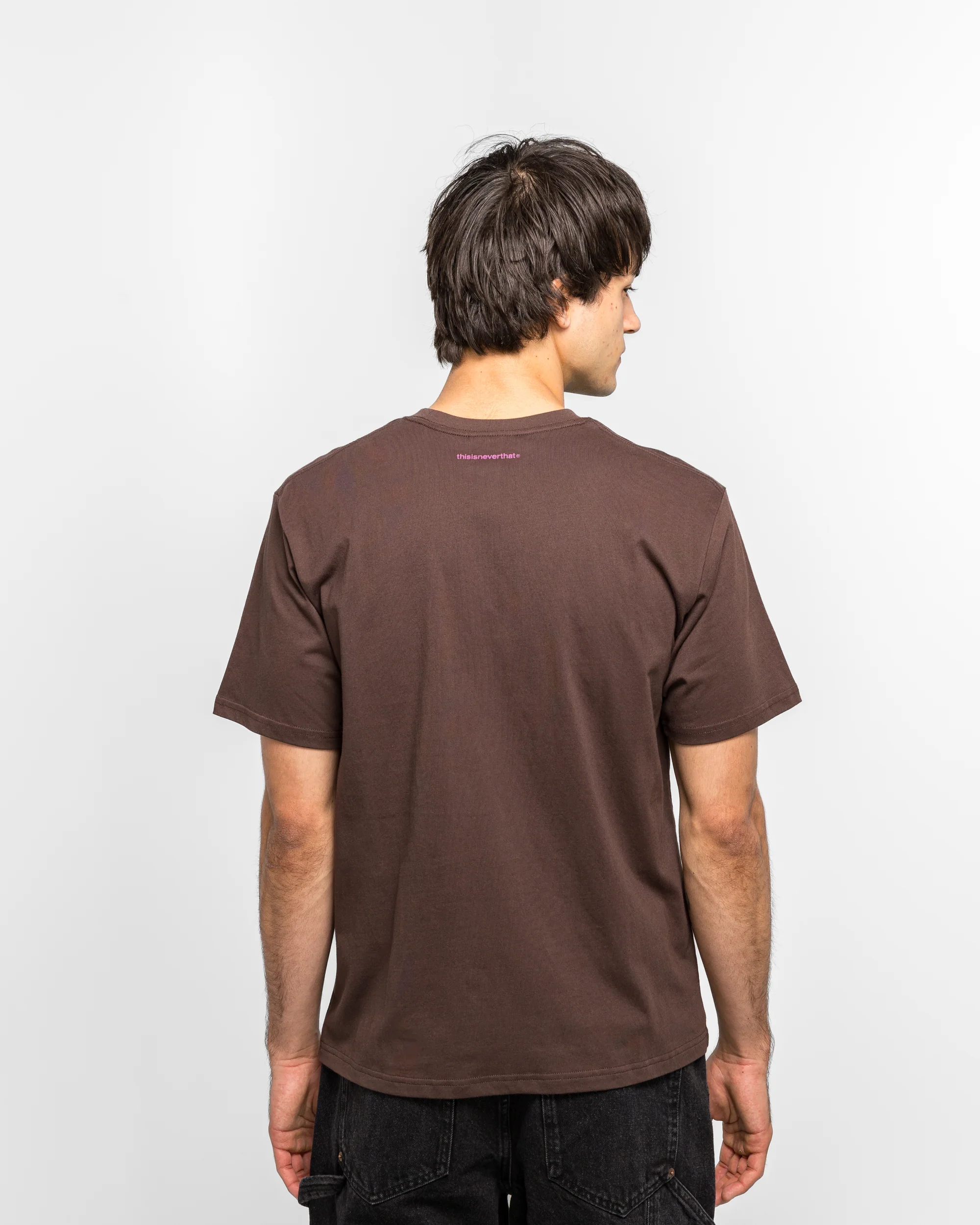 T-Logo Tee - Dark Chocolate - Image 4