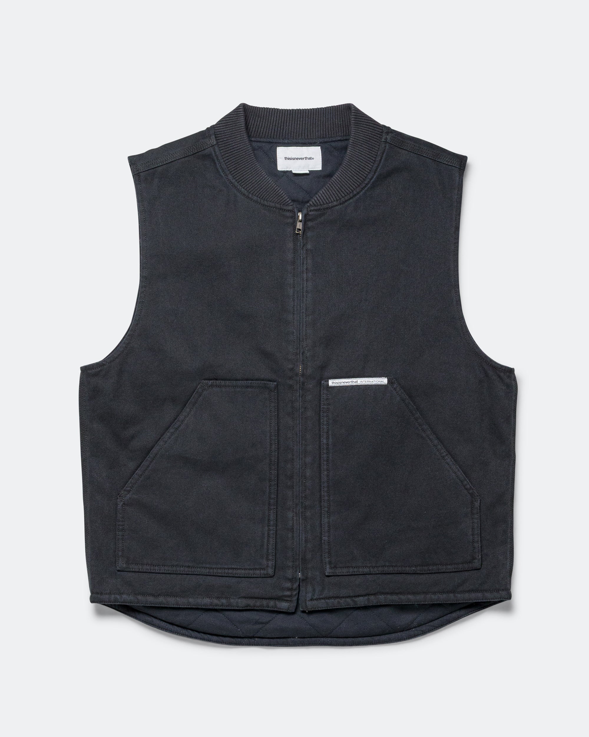 Washed Duck Vest - Navy
