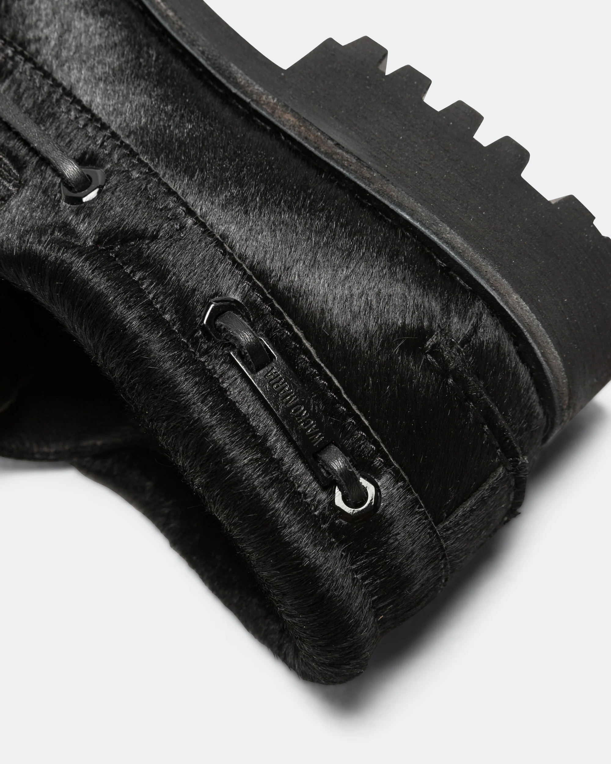 3-Eye Classic Lug x WACKO MARIA - Black Hair On - Image 6