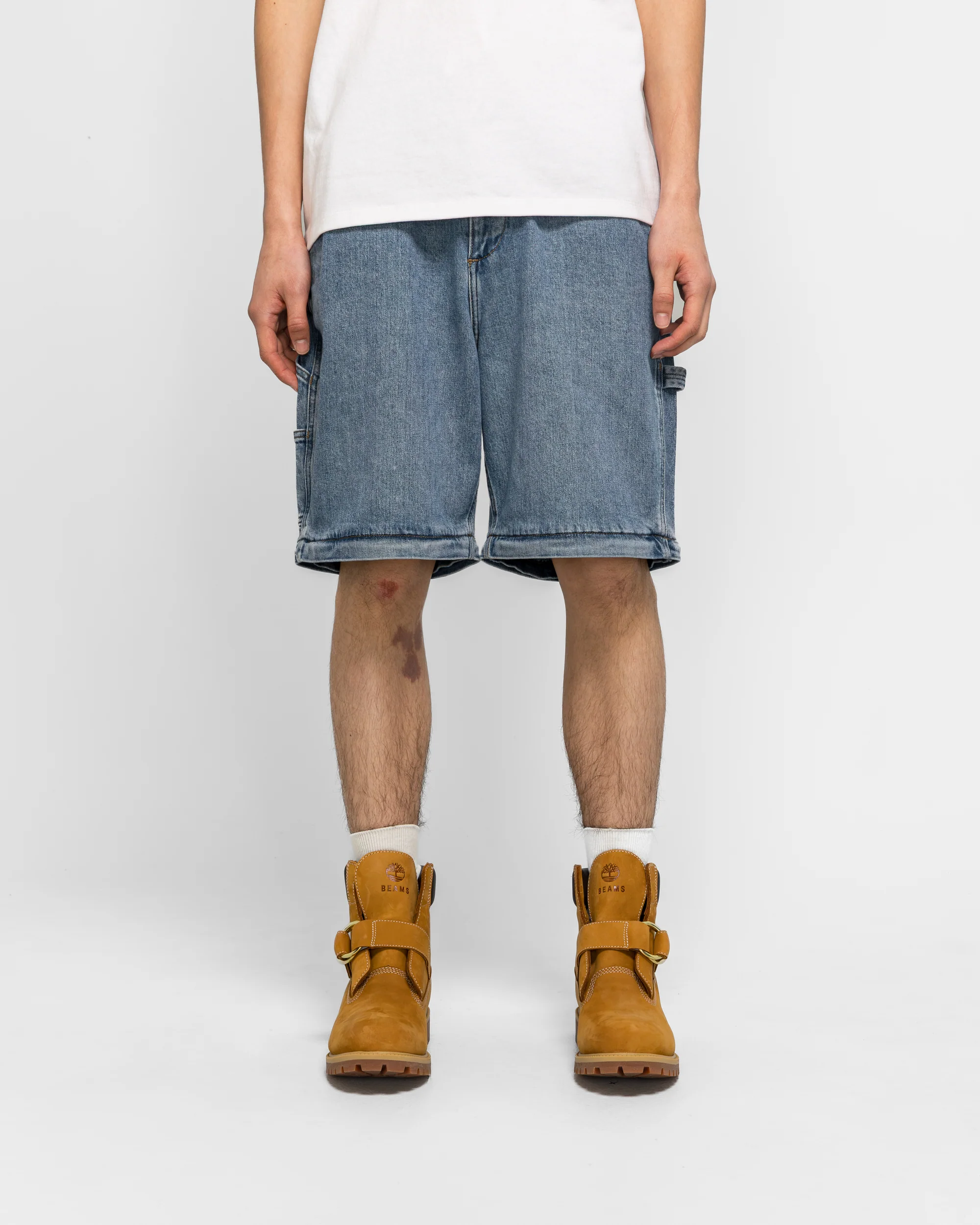 Denim Carpenter Zip-Off Pant x BEAMS - Light Wash - Image 4