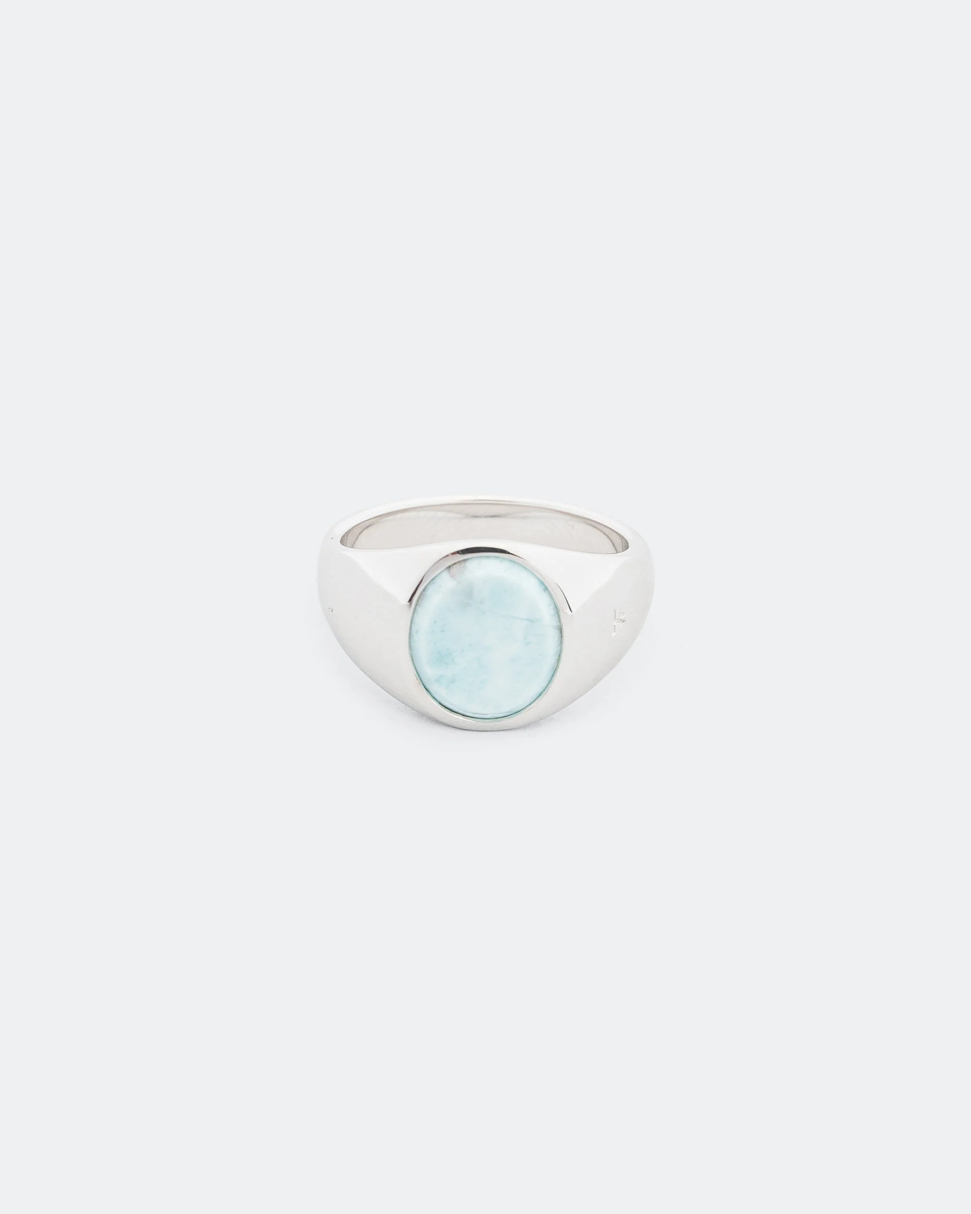 Kim Ring Ice Blue - Larimar/925 Silver