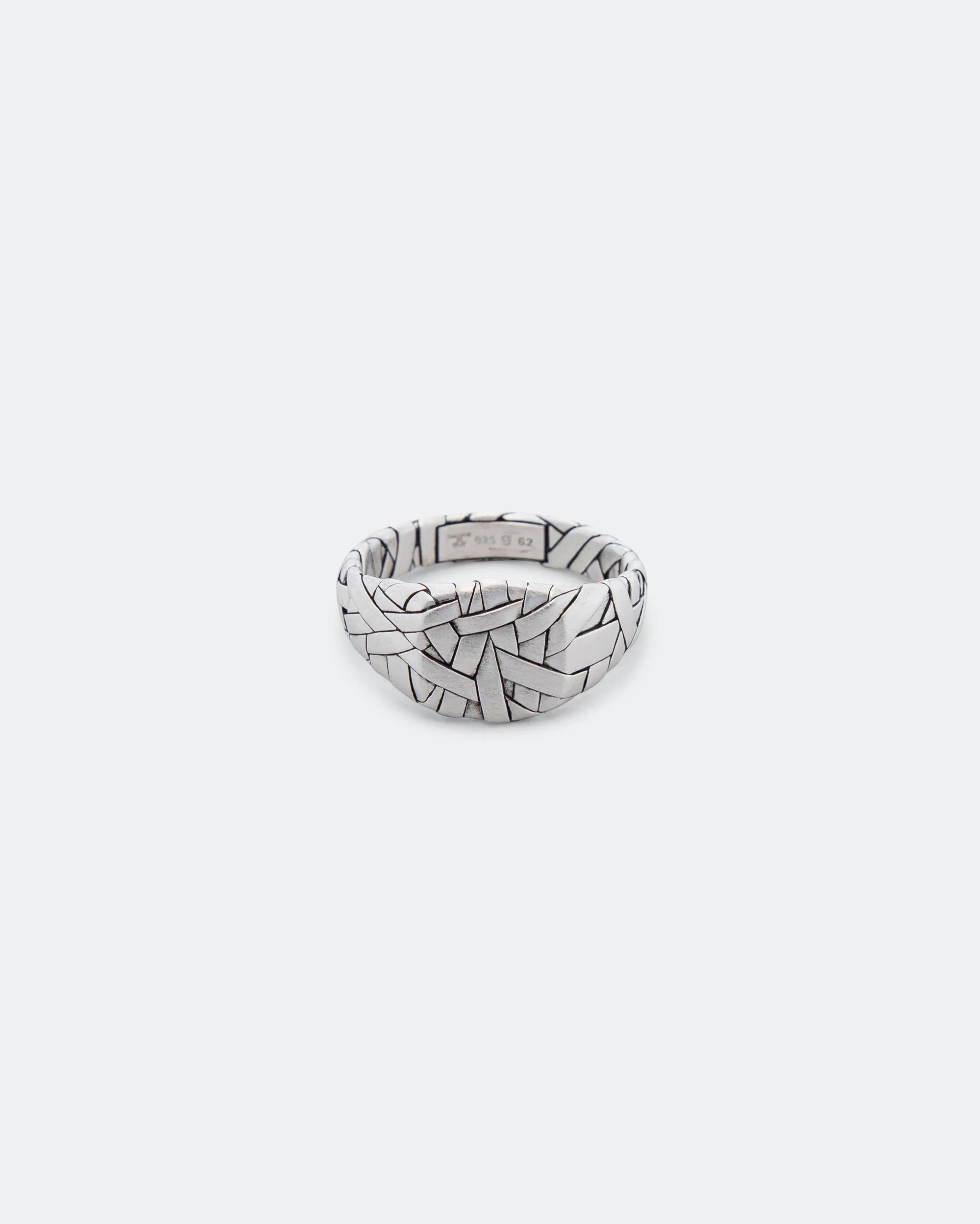 Quilt Ring Small - 925 Silver