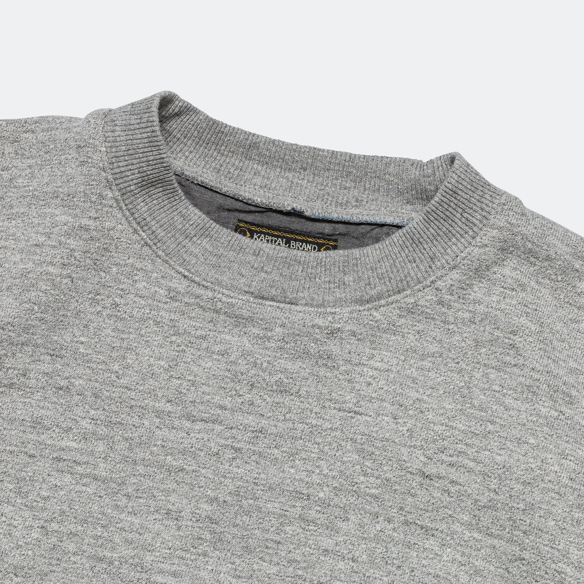 TOP SWT Knit x YABANE Quilt 2 TONES BIG Vest - Grey/IDG - Image 4