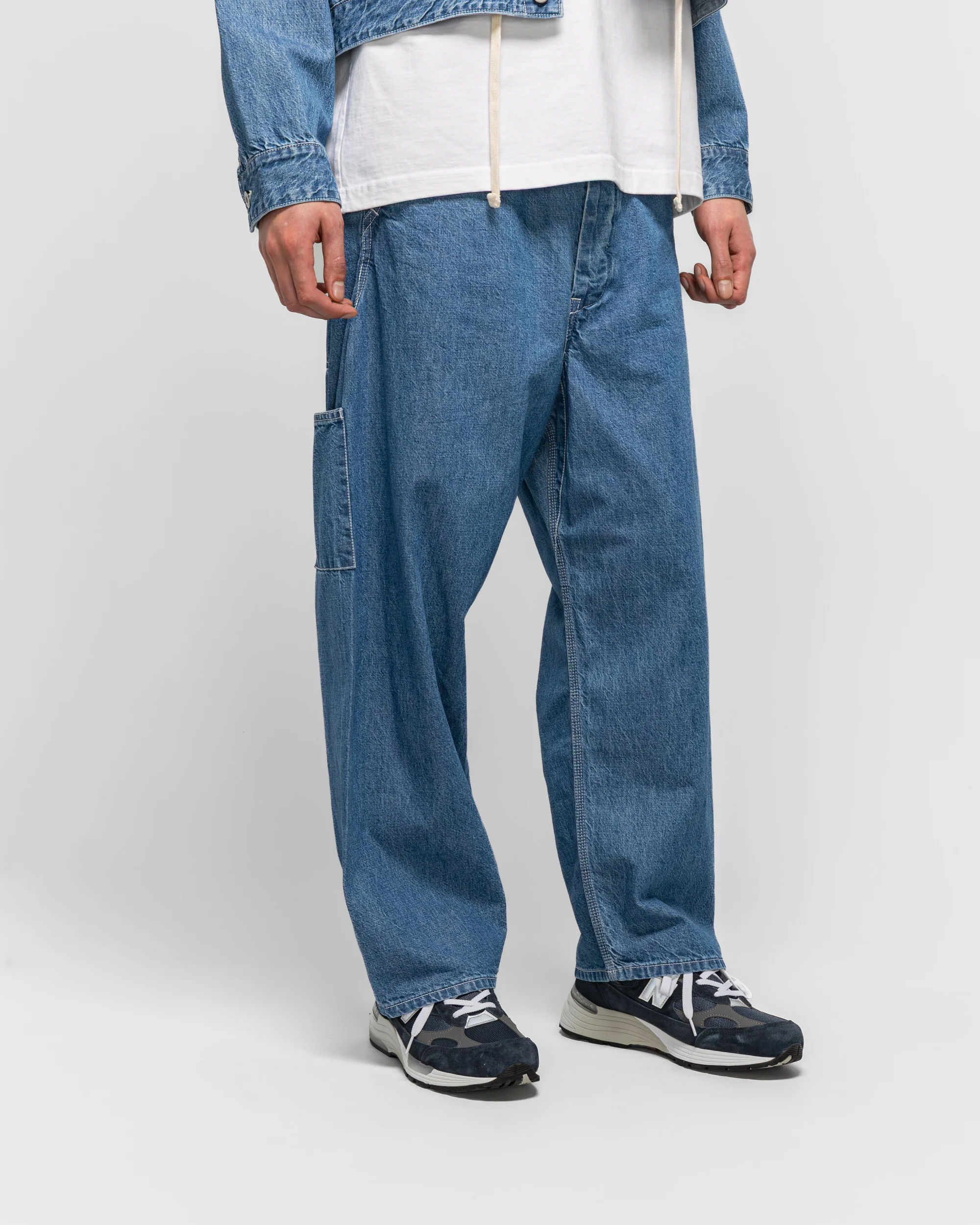 Chopped Coverall Bottoms - Used Indigo - Image 3