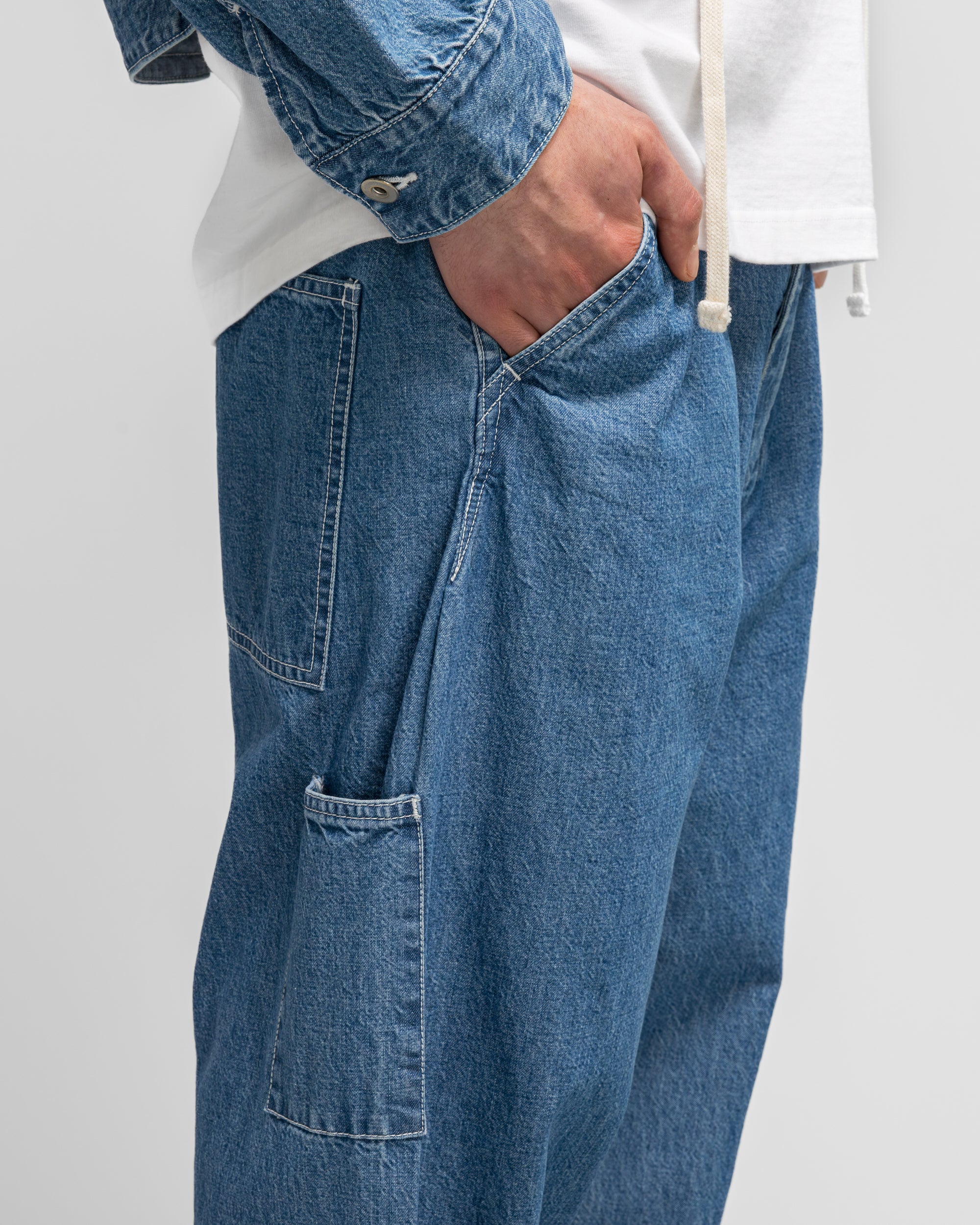 Chopped Coverall Bottoms - Used Indigo - Image 5