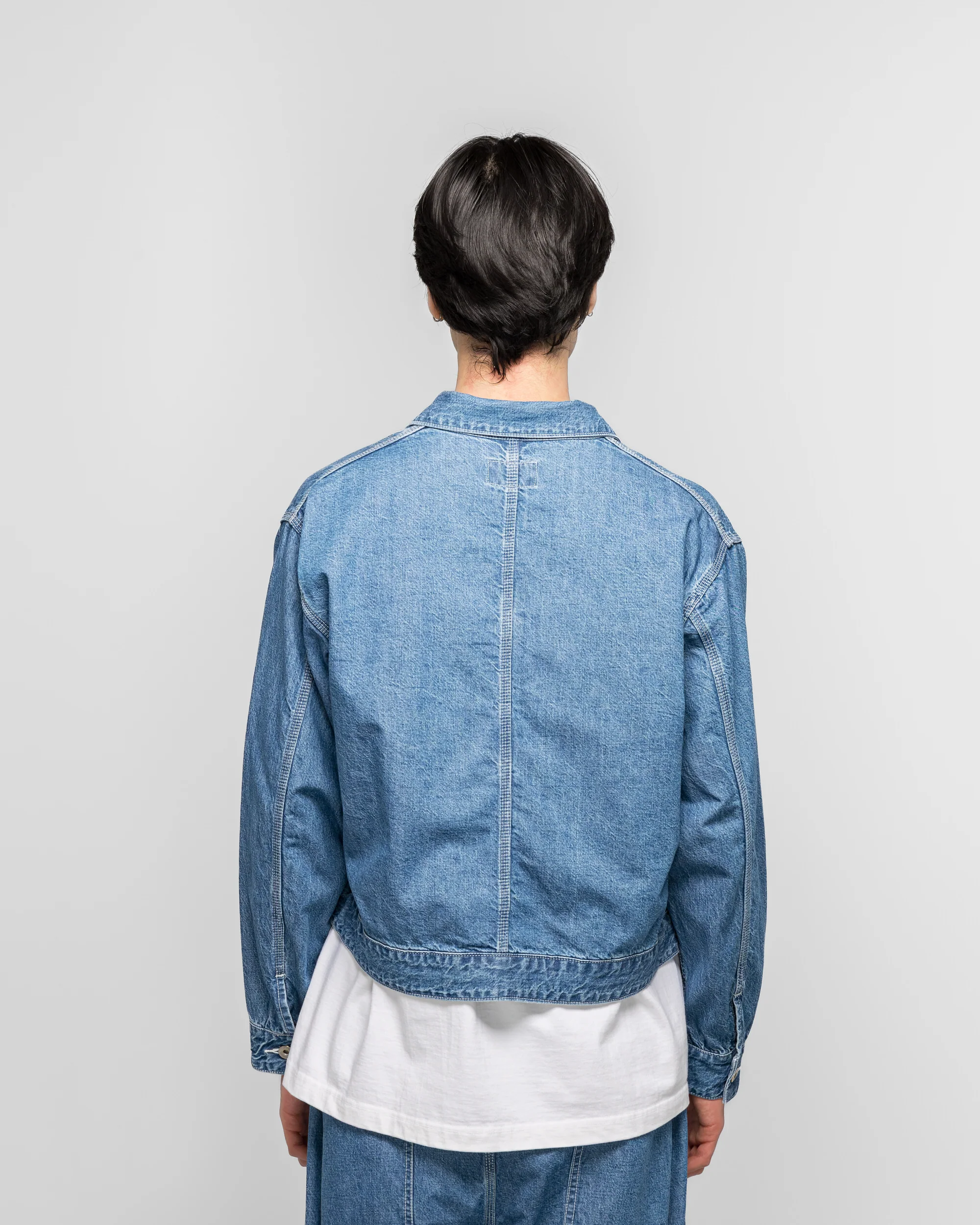 Chopped Coverall Tops - Used Indigo - Image 4