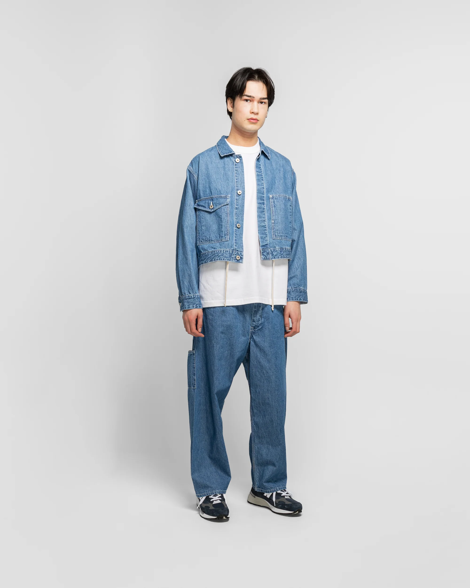 Chopped Coverall Tops - Used Indigo - Image 6