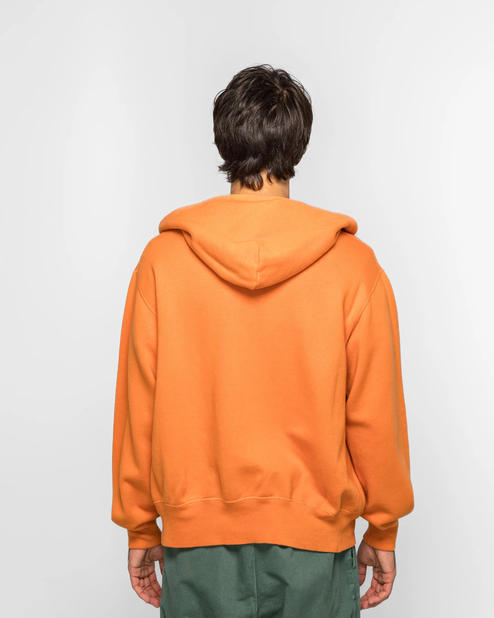 Raglan Zip Hoodie - Orange - Image 4