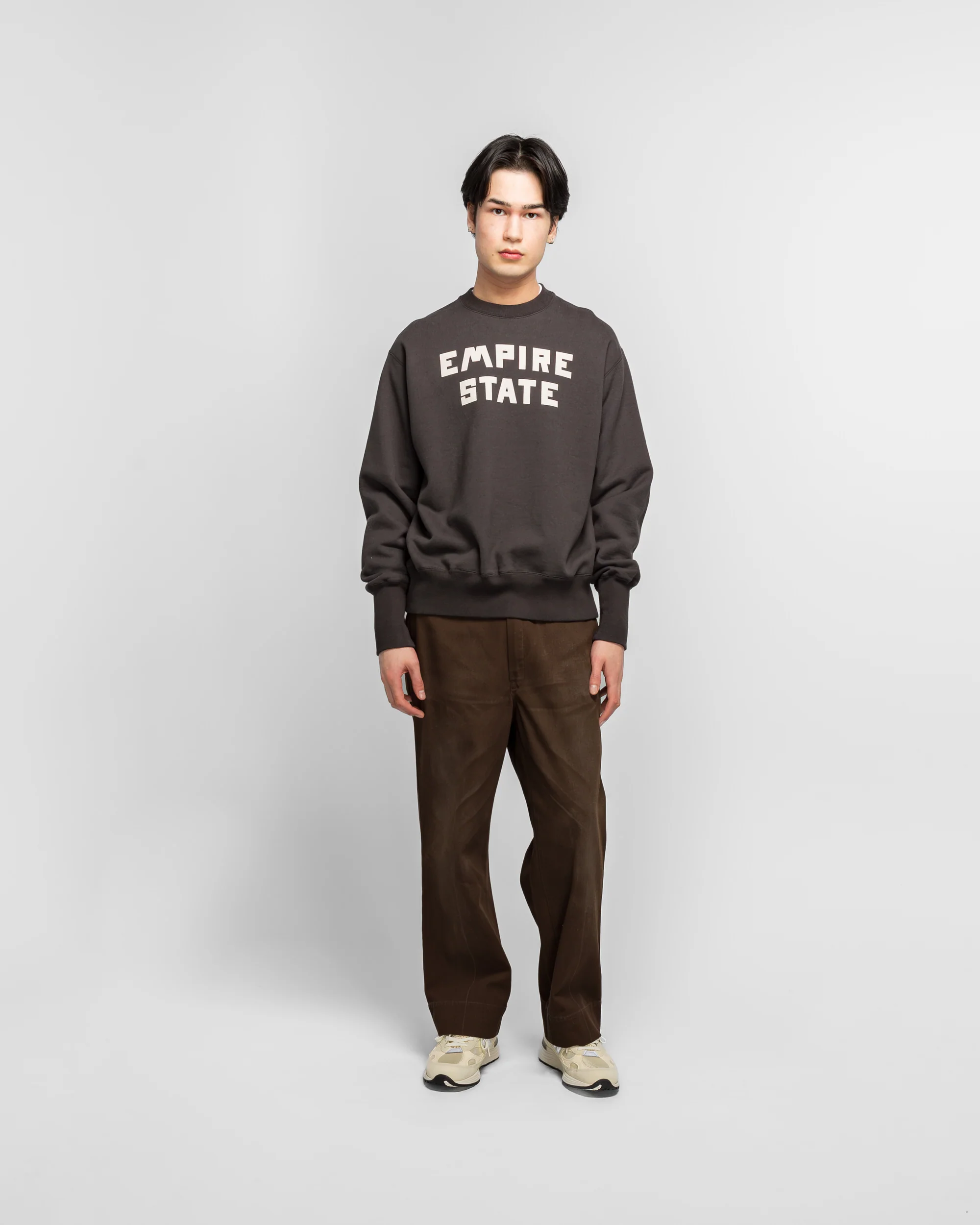 Simple Sweat Crew Empire State - Faded Black - Image 6