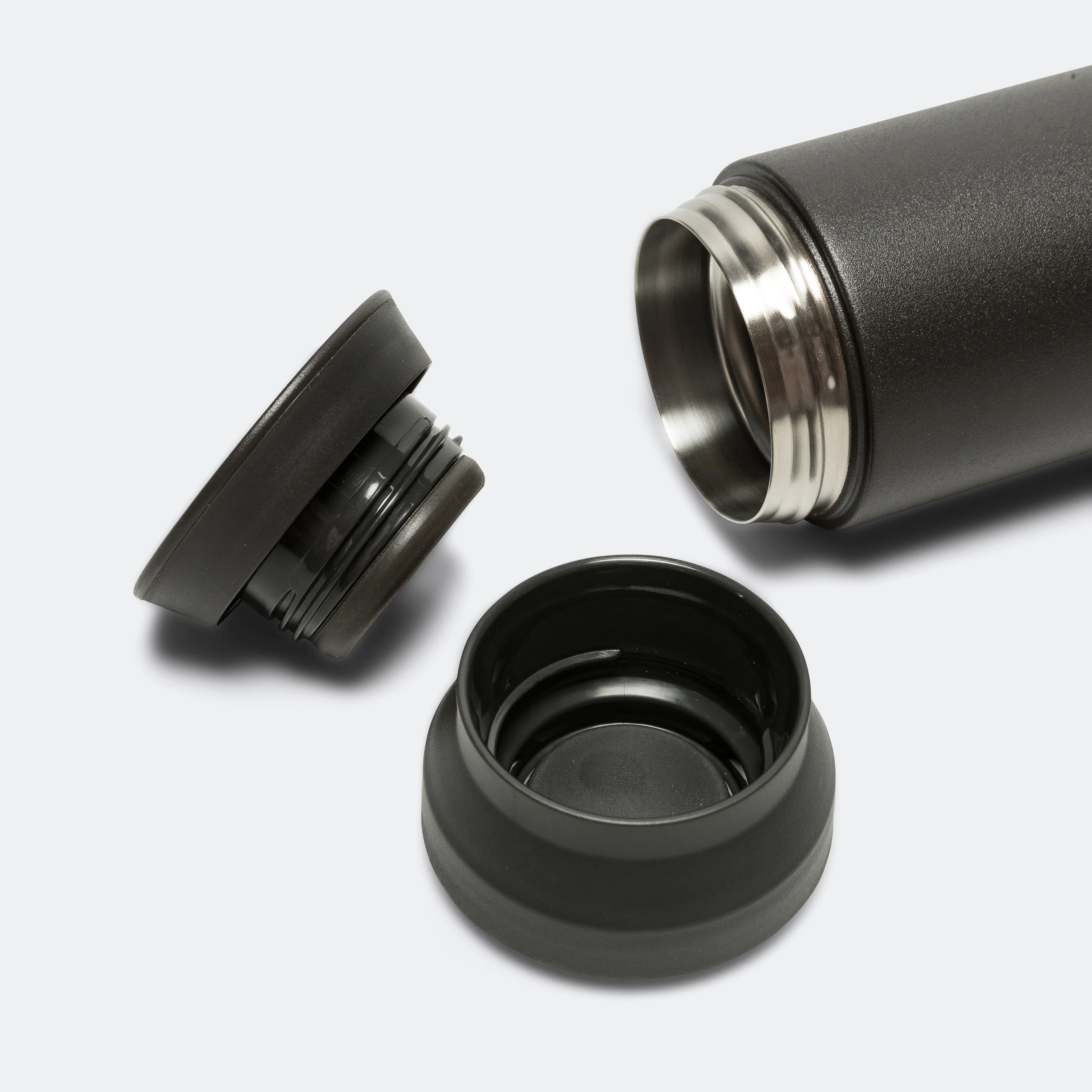 Kinto Logo Travel Tumbler - 350ml - Black - Image 4