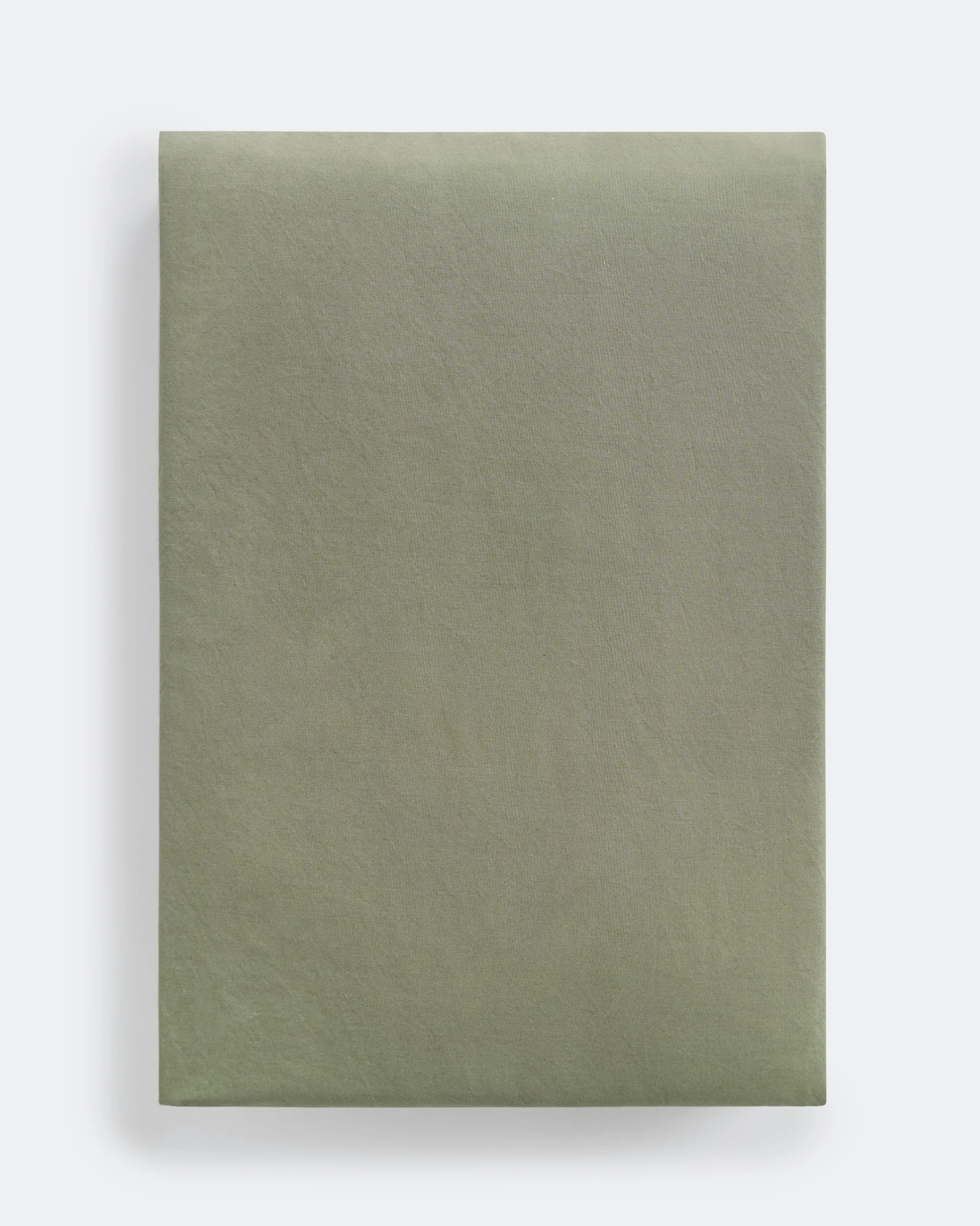 Percale Fitted Sheet - Olive