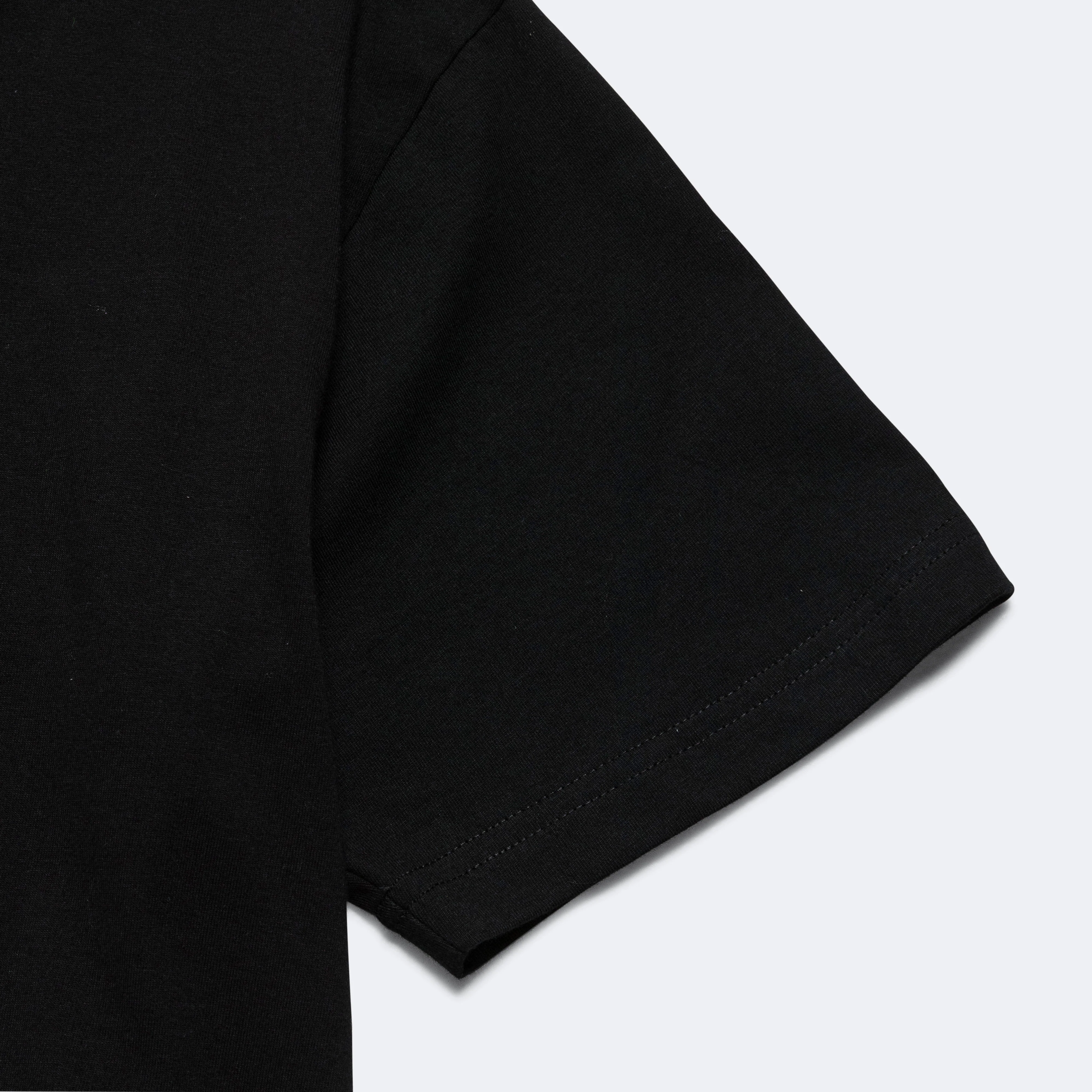 SS Logo Tee - Black/Yellow - Image 5