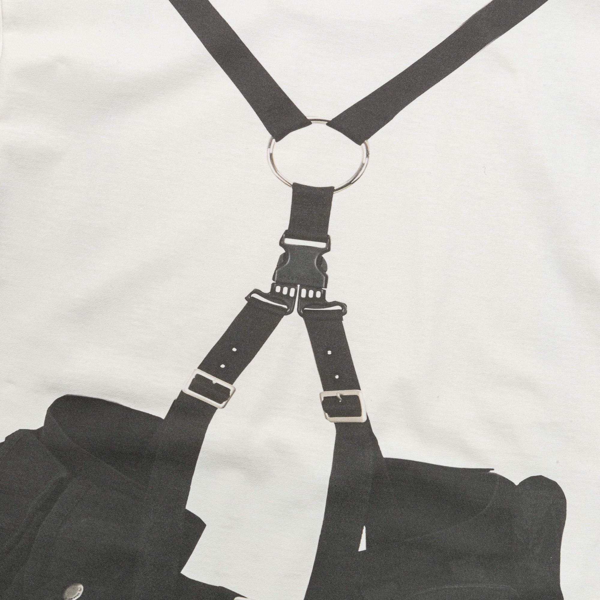 Utility Vest Trompe L'oeil T-Shirt - White - Image 6