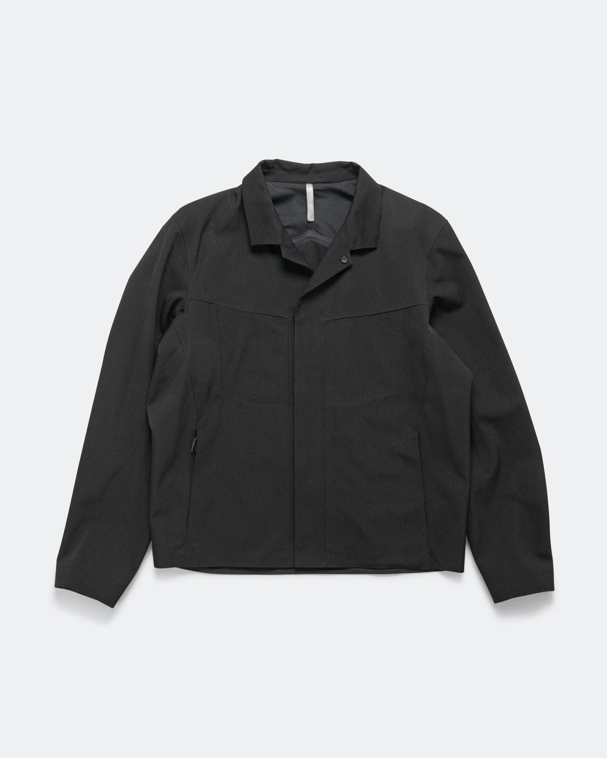 Voronoi Wool Jacket - Black
