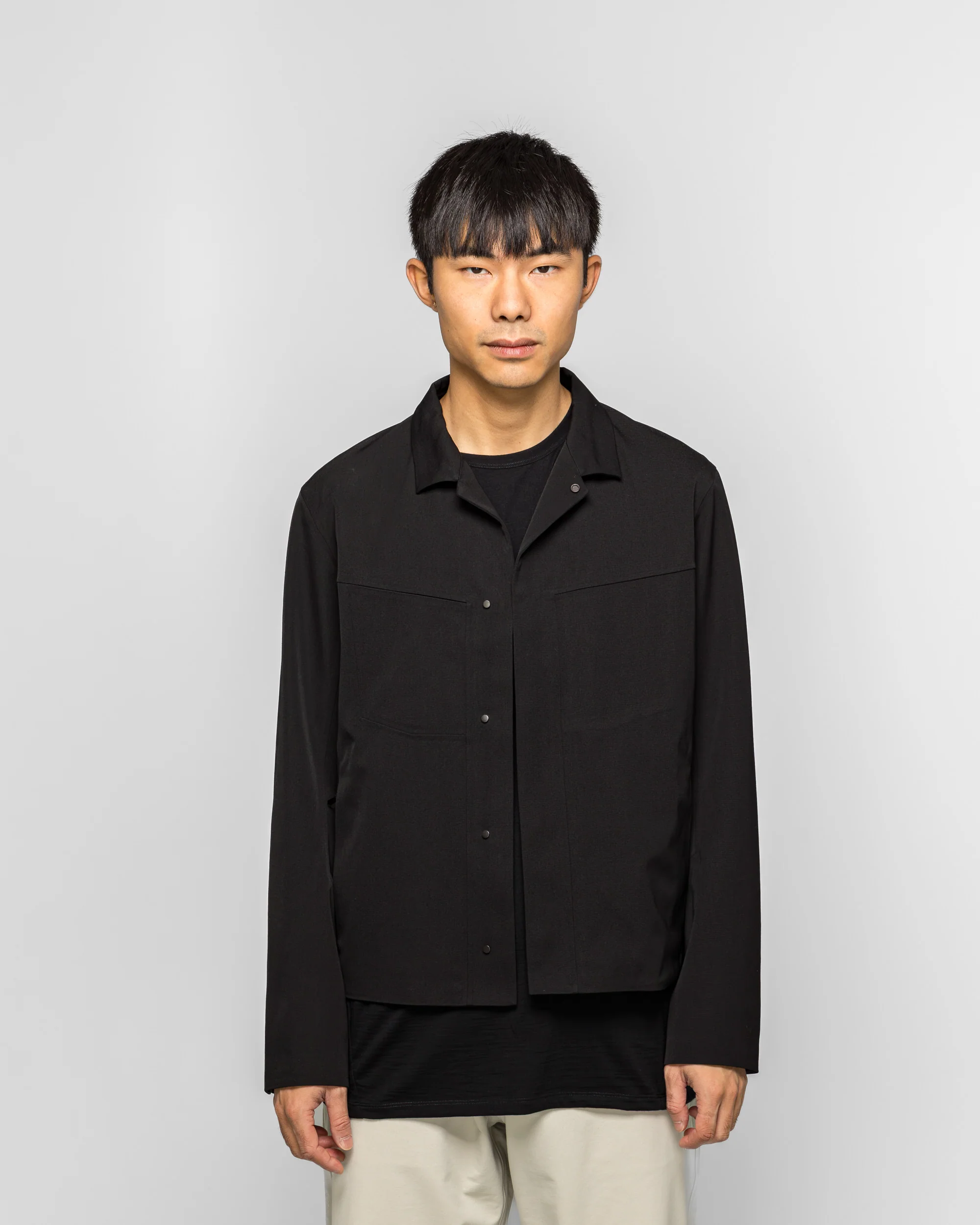Voronoi Wool Jacket - Black - Image 2