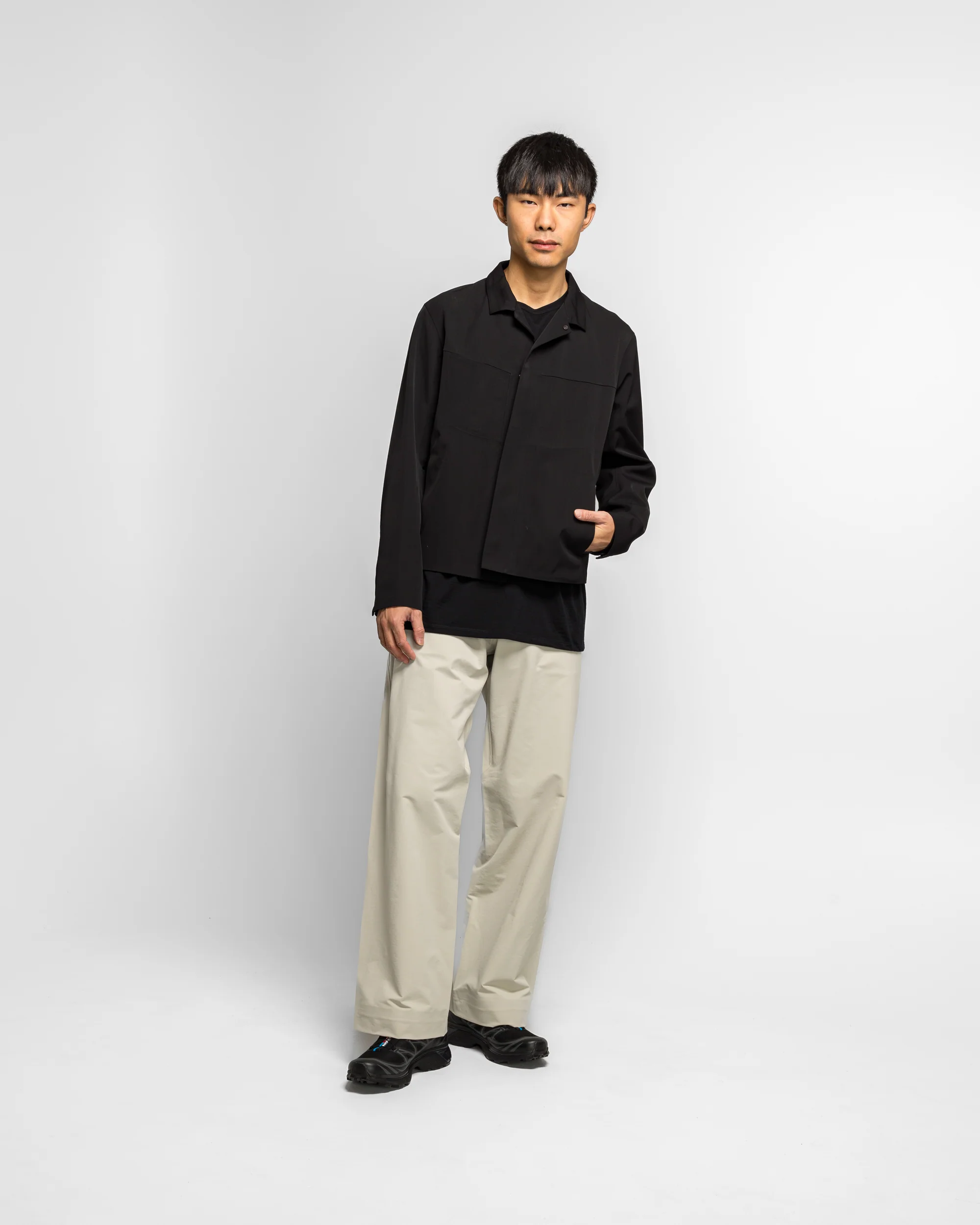 Voronoi Wool Jacket - Black - Image 6