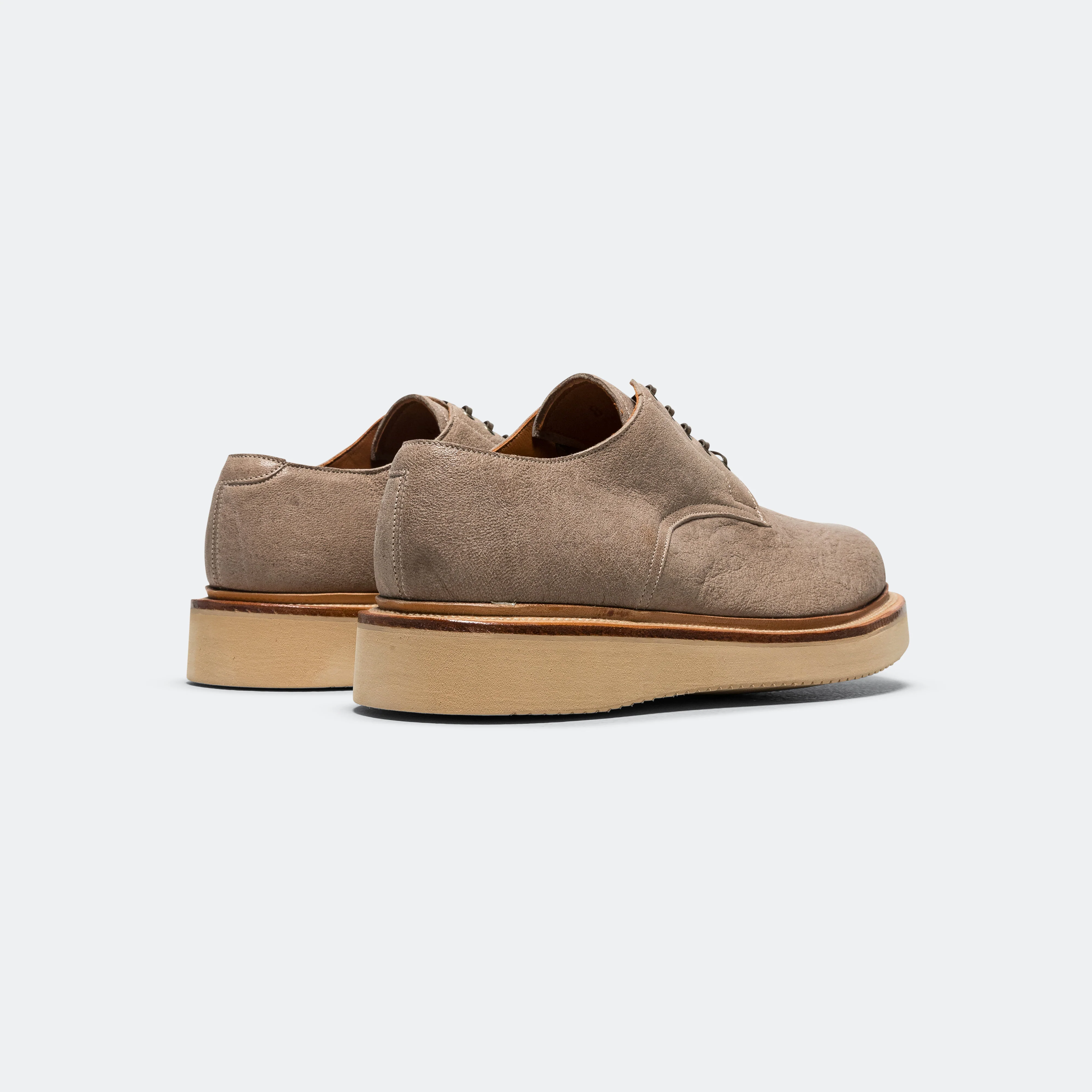 Rockland Blucher by UP THERE - Washed Ram Grey - Image 3