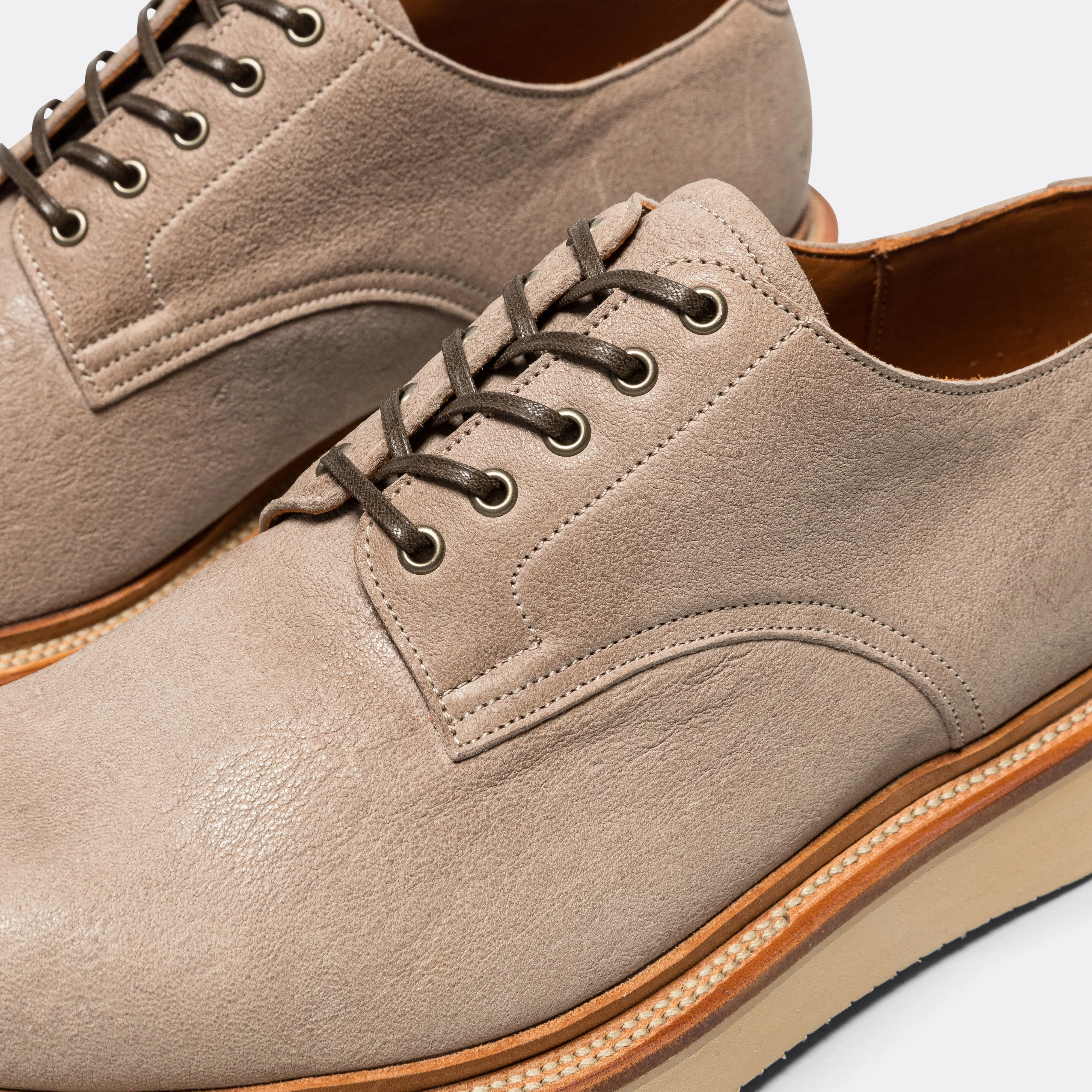 Rockland Blucher by UP THERE - Washed Ram Grey - Image 7