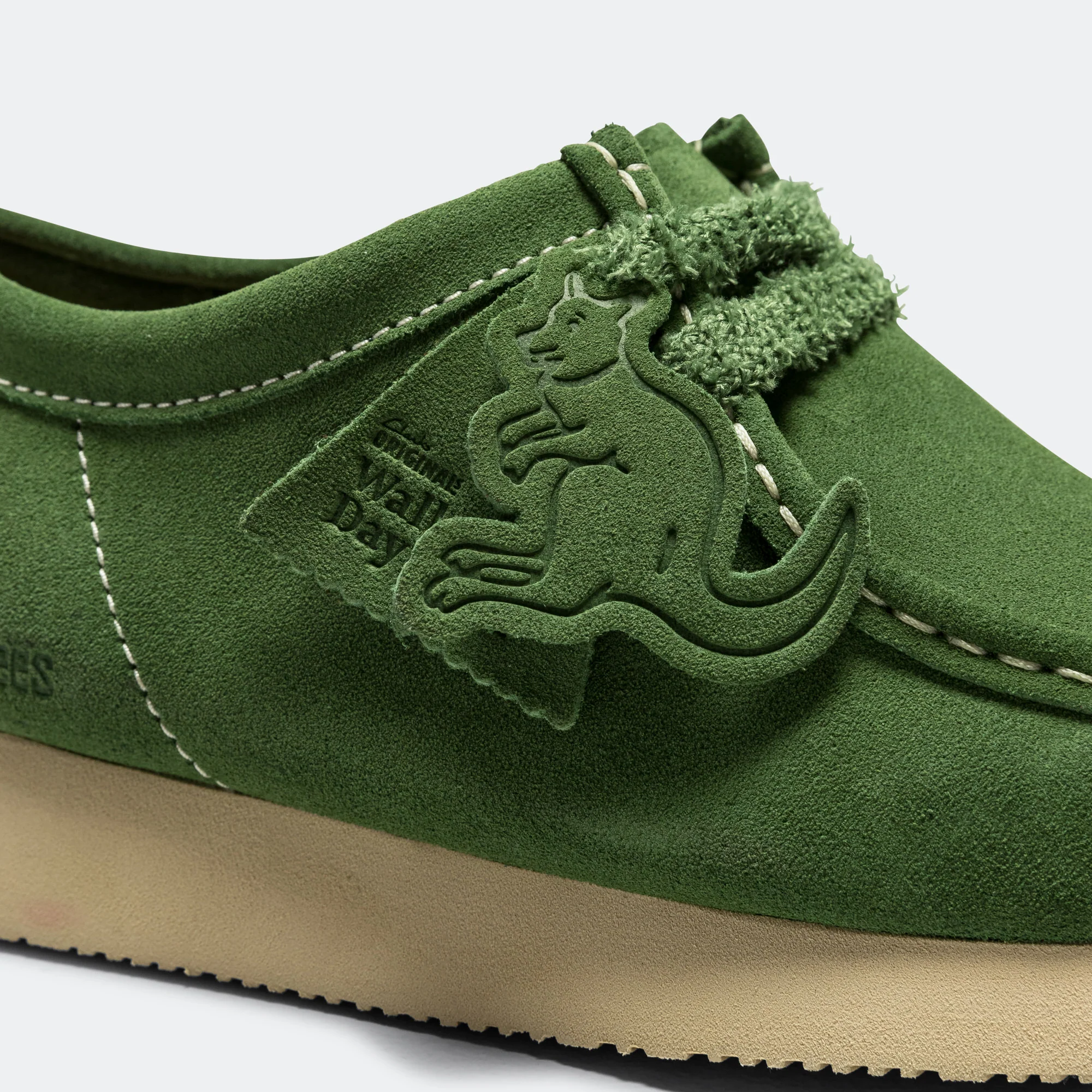 Wallabee - Green Suede - Image 6