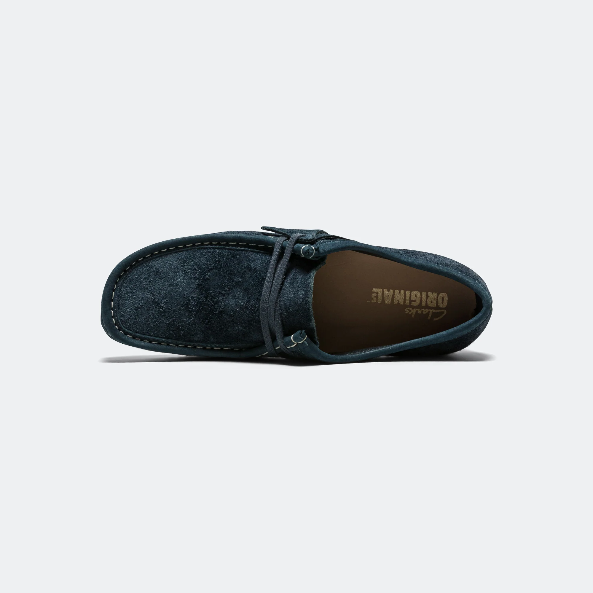 Wallabee - Navy/Teal Suede - Image 4