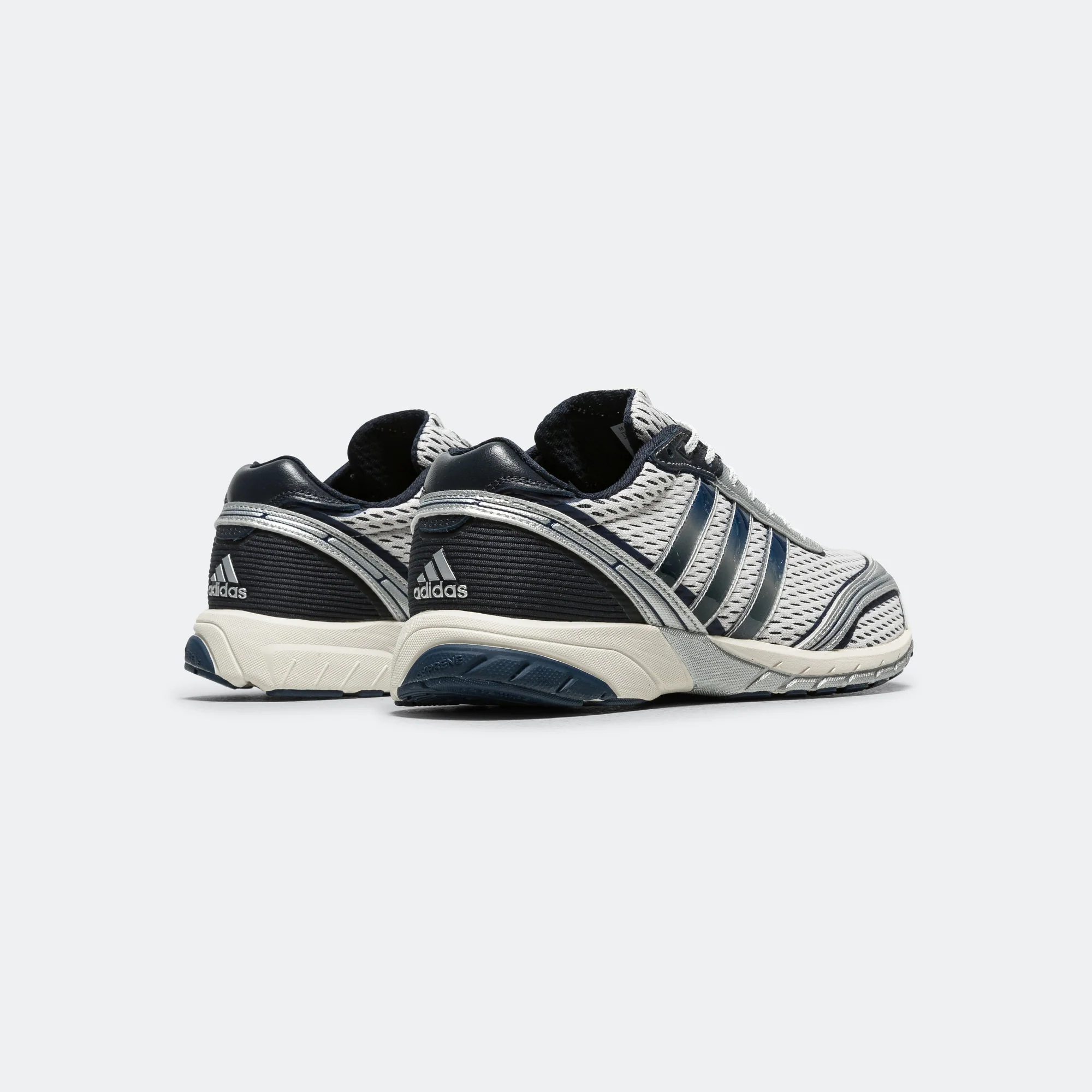 Womens Adizero Adios x Sporty & Rich - Footwear White/Collegiate Navy-Cloud White - Image 3