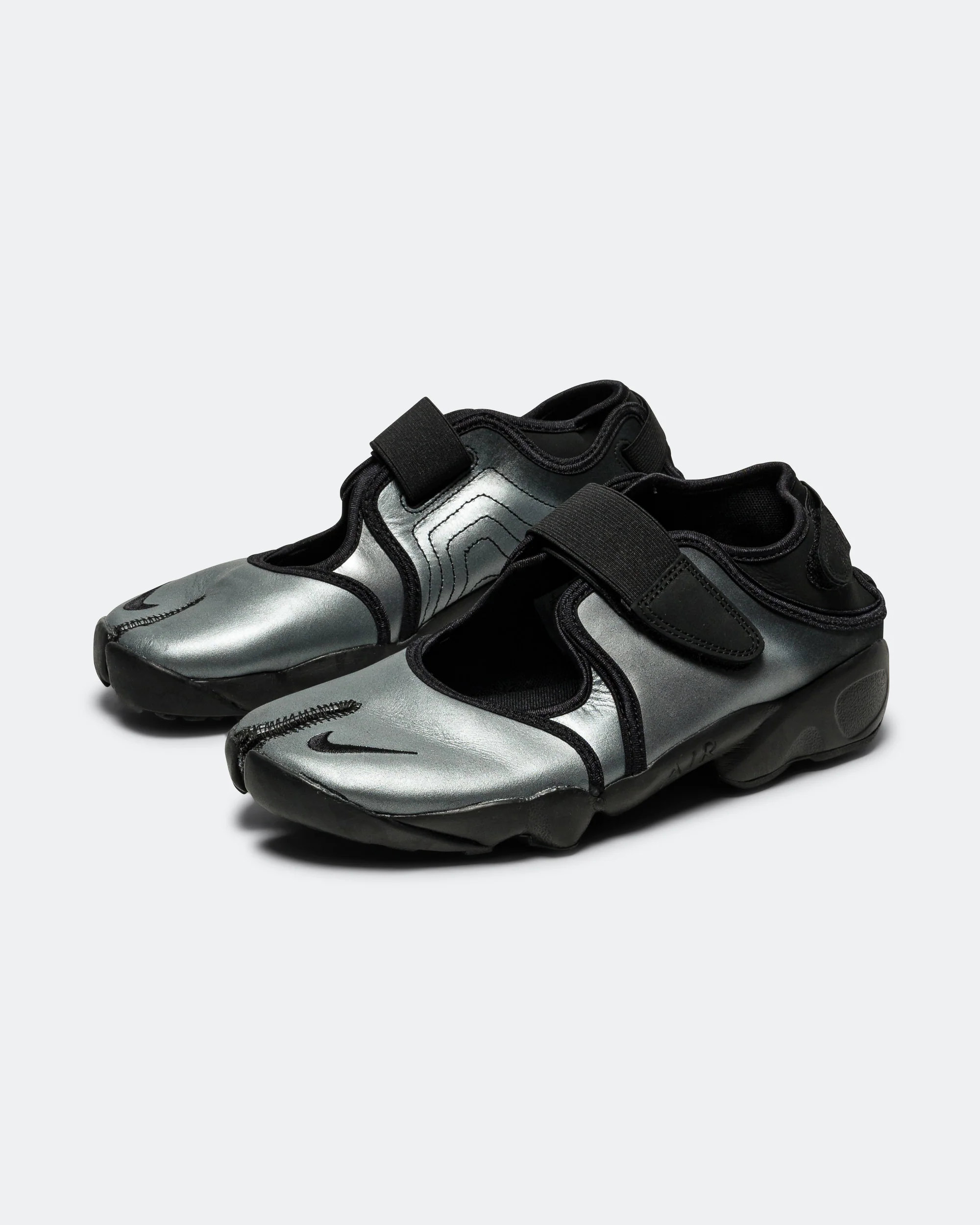 Womens Air Rift - Metallic Silver/Black - Image 2