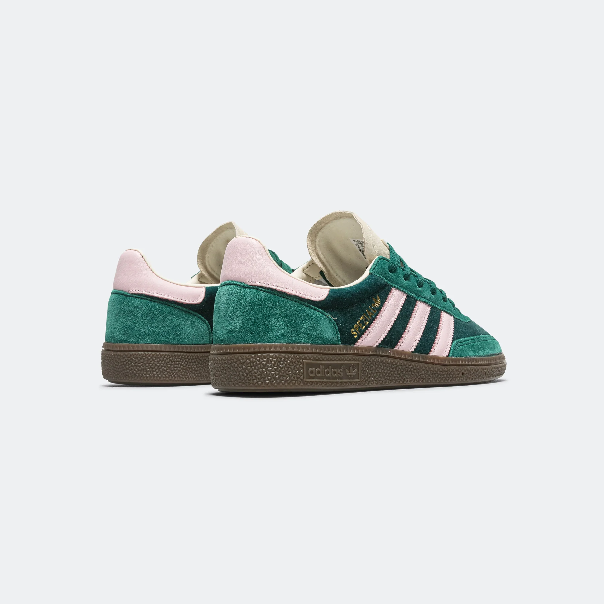 Womens Handball Spezial - Core Green/Clear Pink-Cream White - Image 3