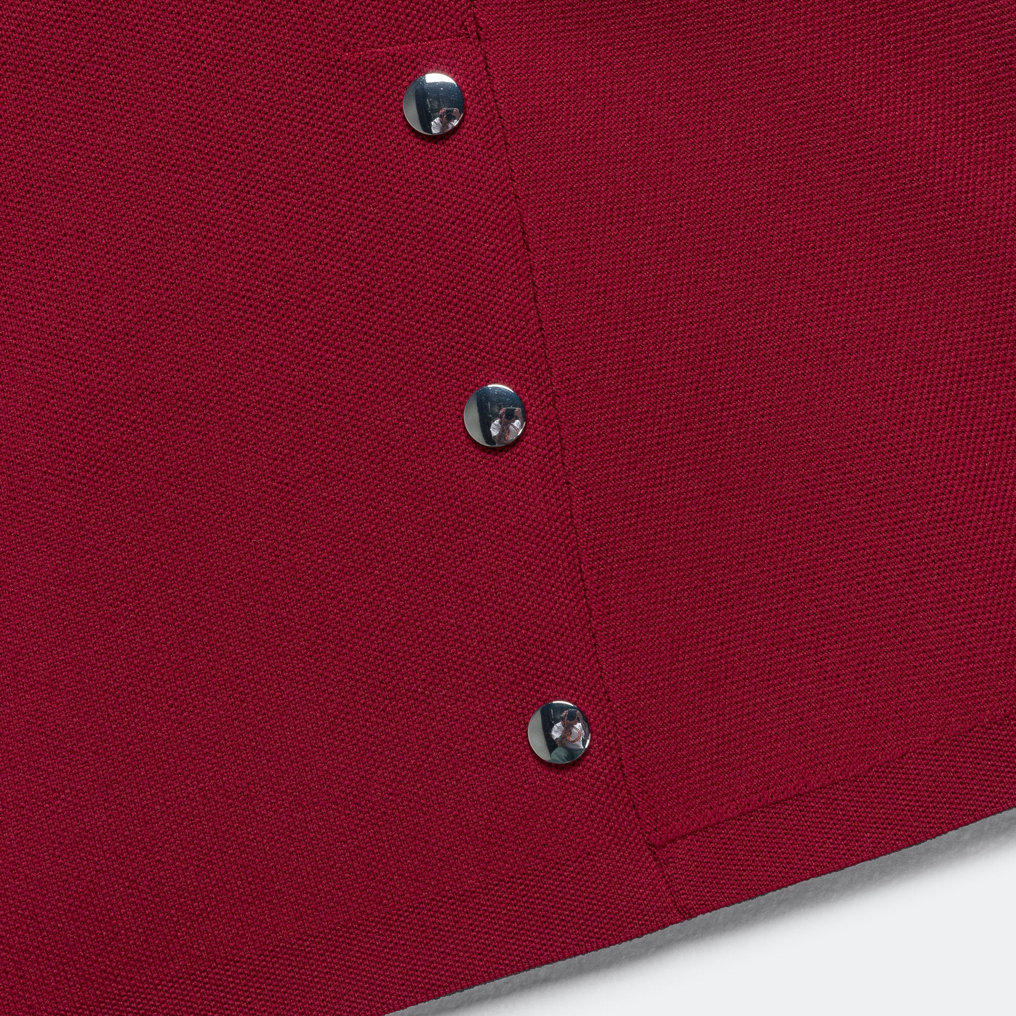 Womens Knit Skirt x Wales Bonner - Core Burgundy - Image 3