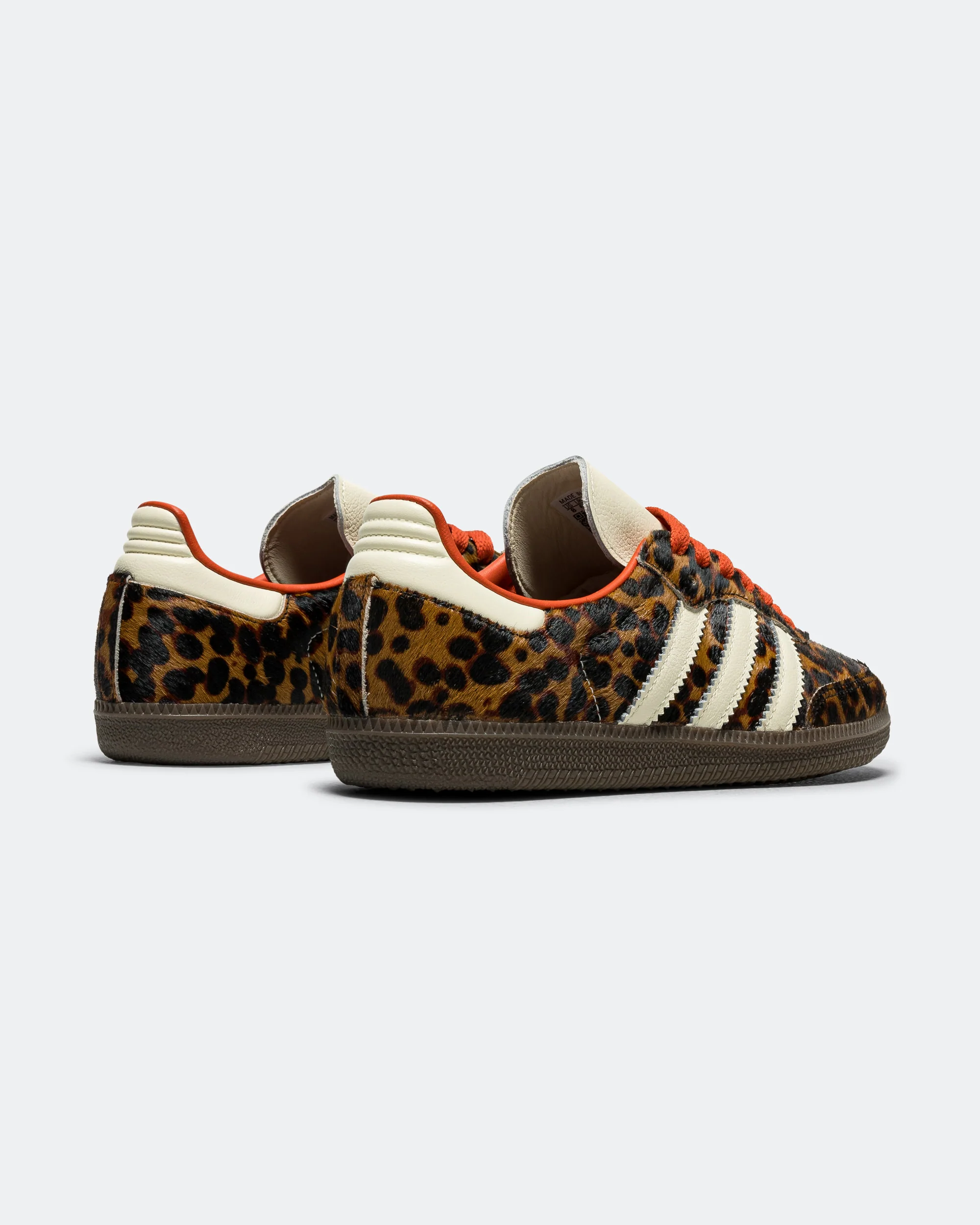 Womens Samba OG - Core Black/Preloved Red-Cream White - Image 3