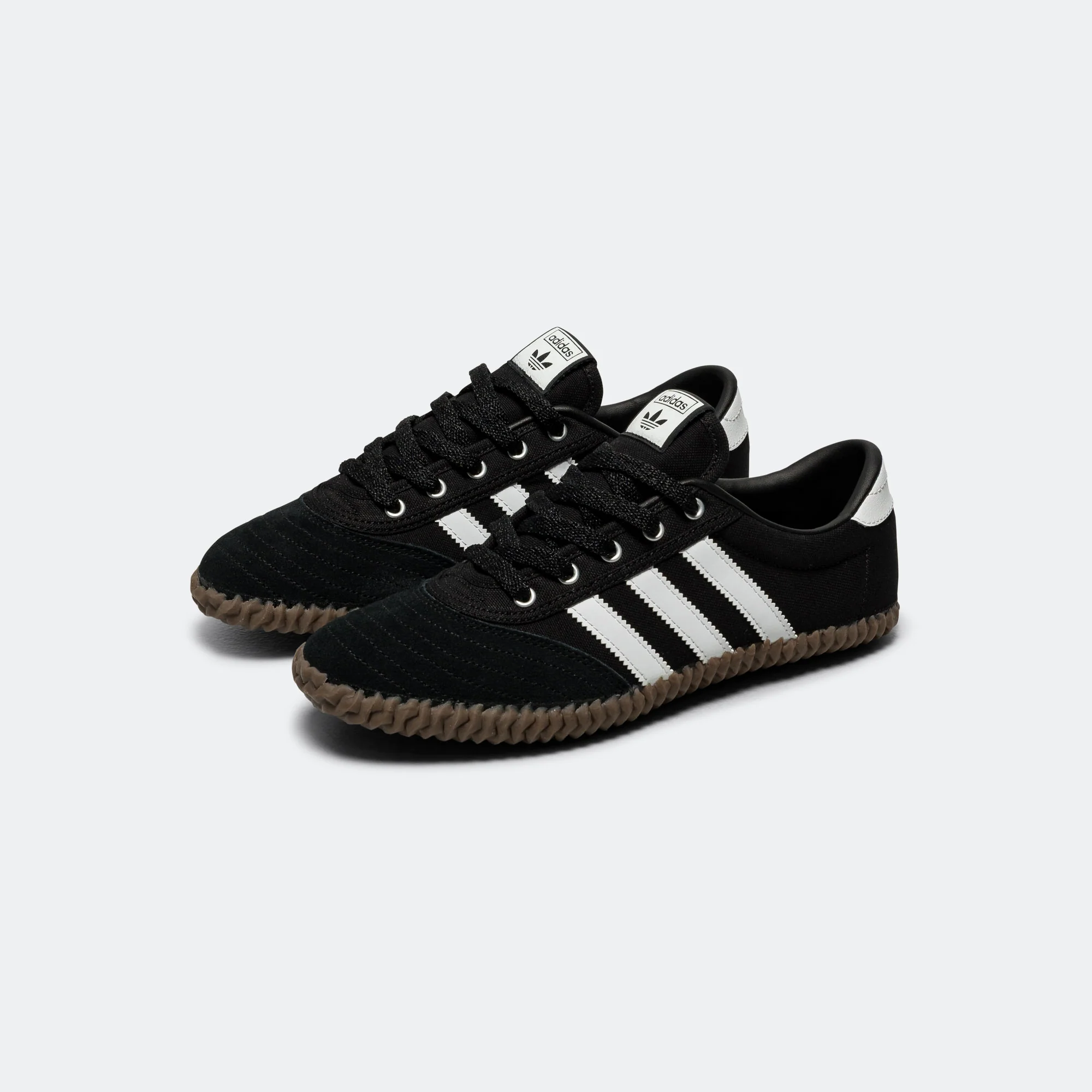 Womens Volley Plimsole - Core Black/Fotwear White-Gum 5 - Image 2