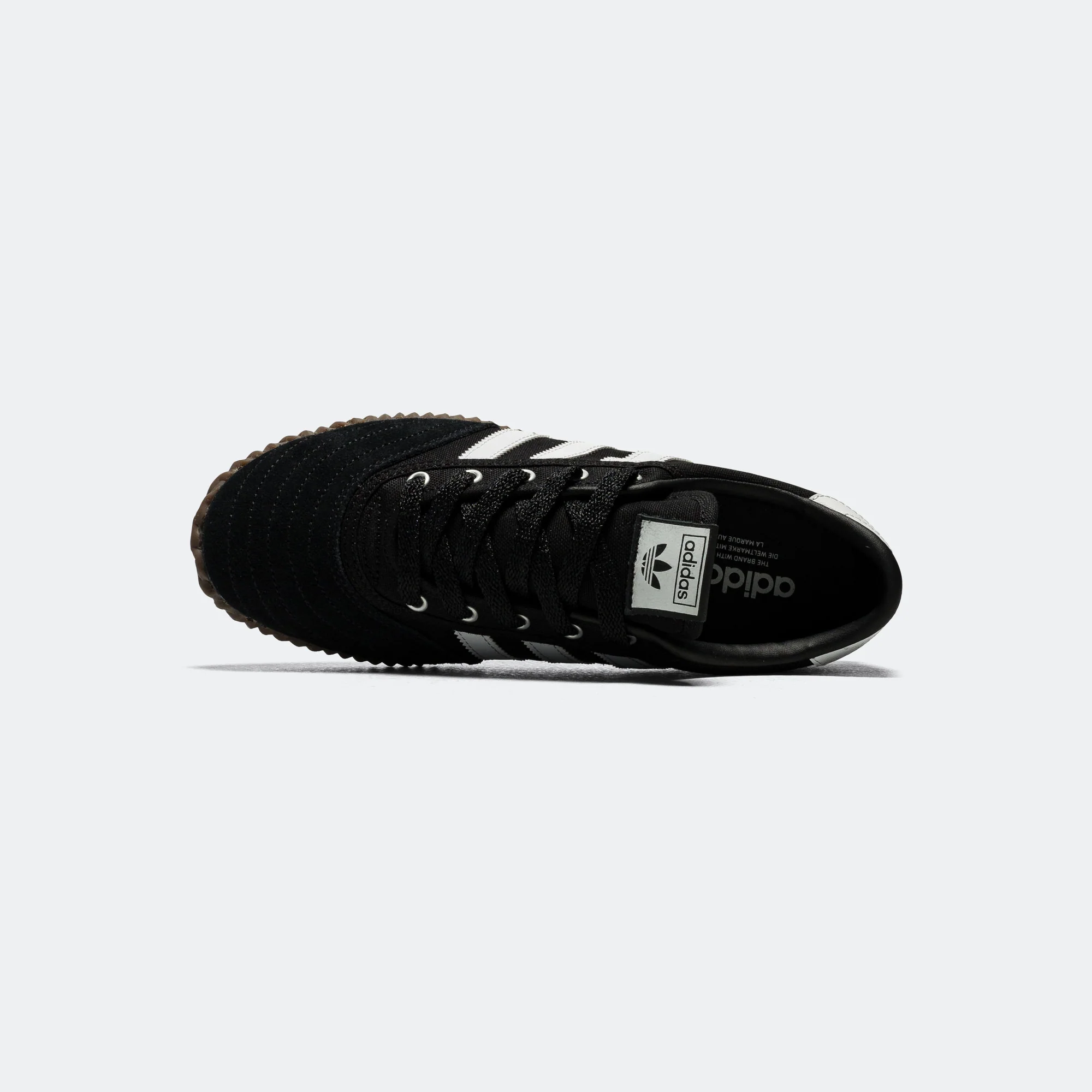 Womens Volley Plimsole - Core Black/Fotwear White-Gum 5 - Image 4